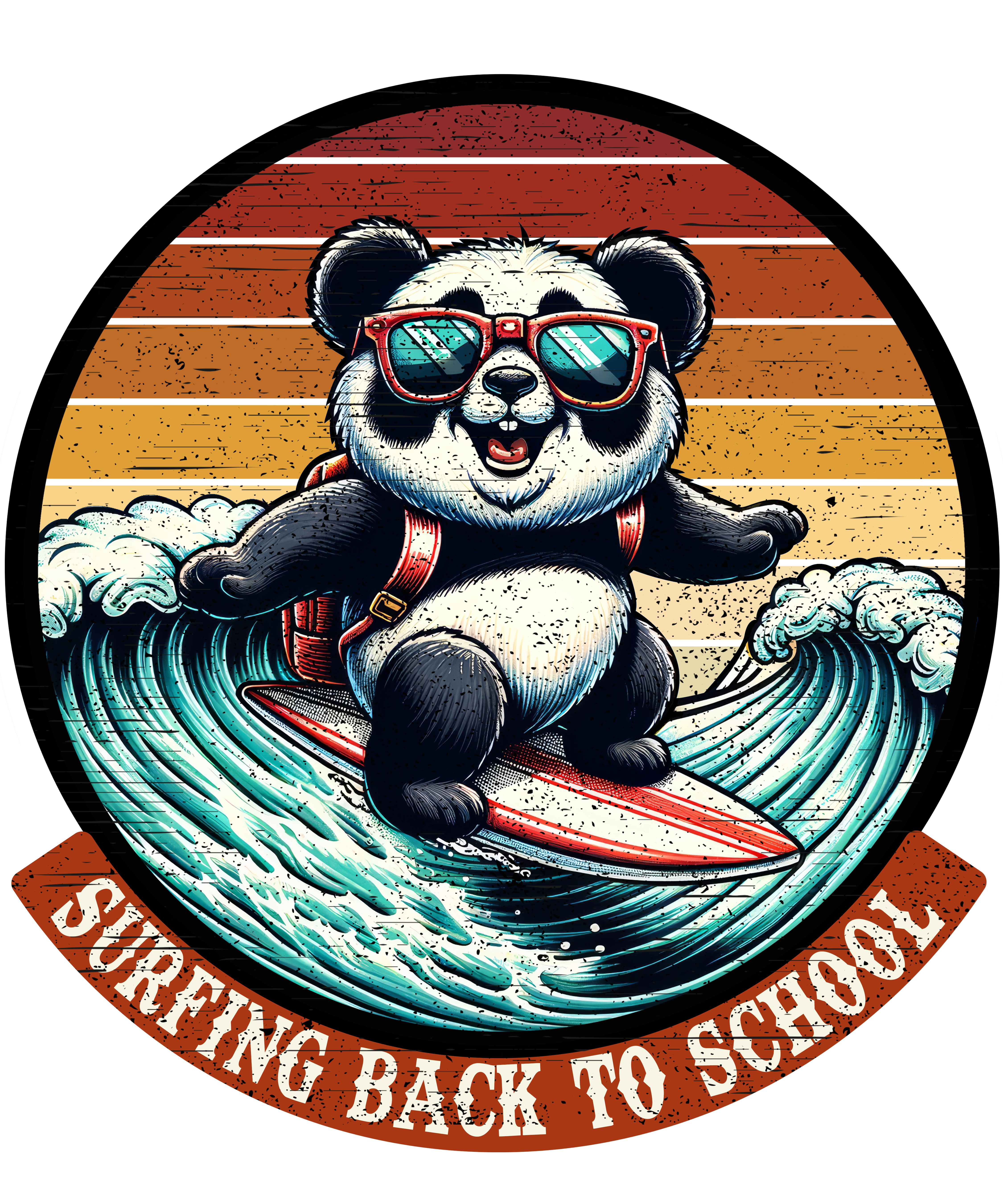 Digital file for Surfing Back To School