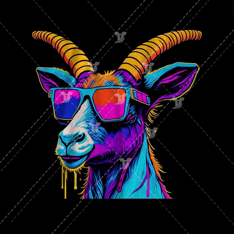 Colorful goat2