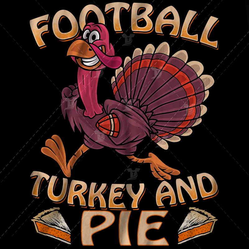 Football turkey and pie