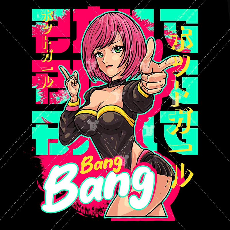 Bang bang anime girl