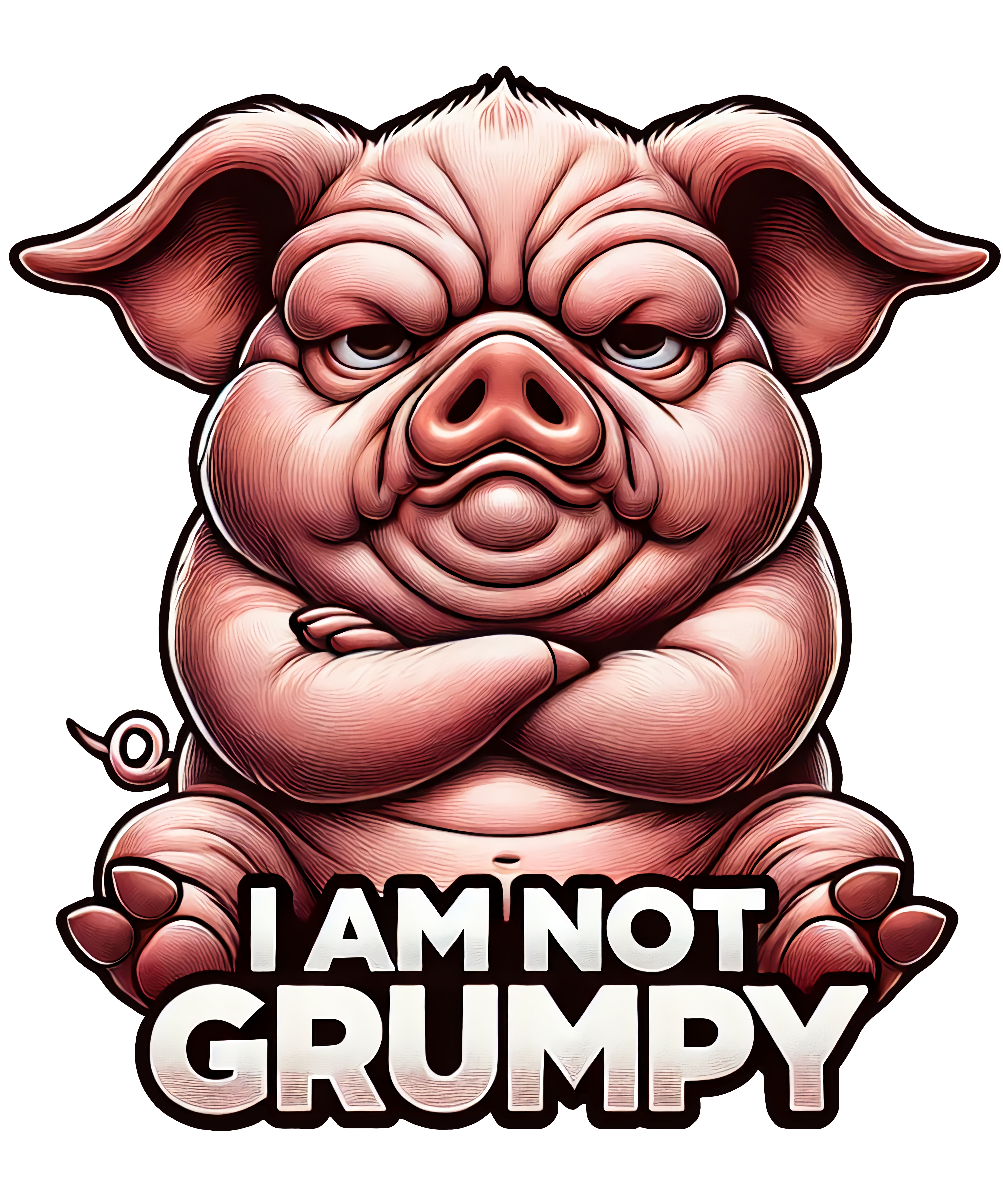 Digital file for I Am Not Grumpy