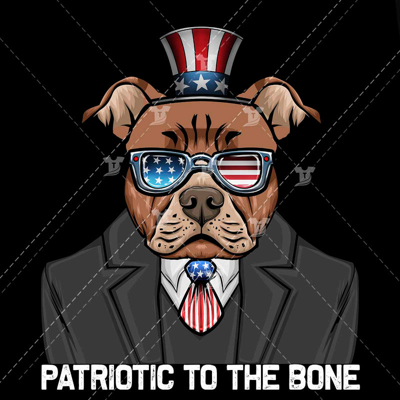 Patriotic pitbull(2 designs)