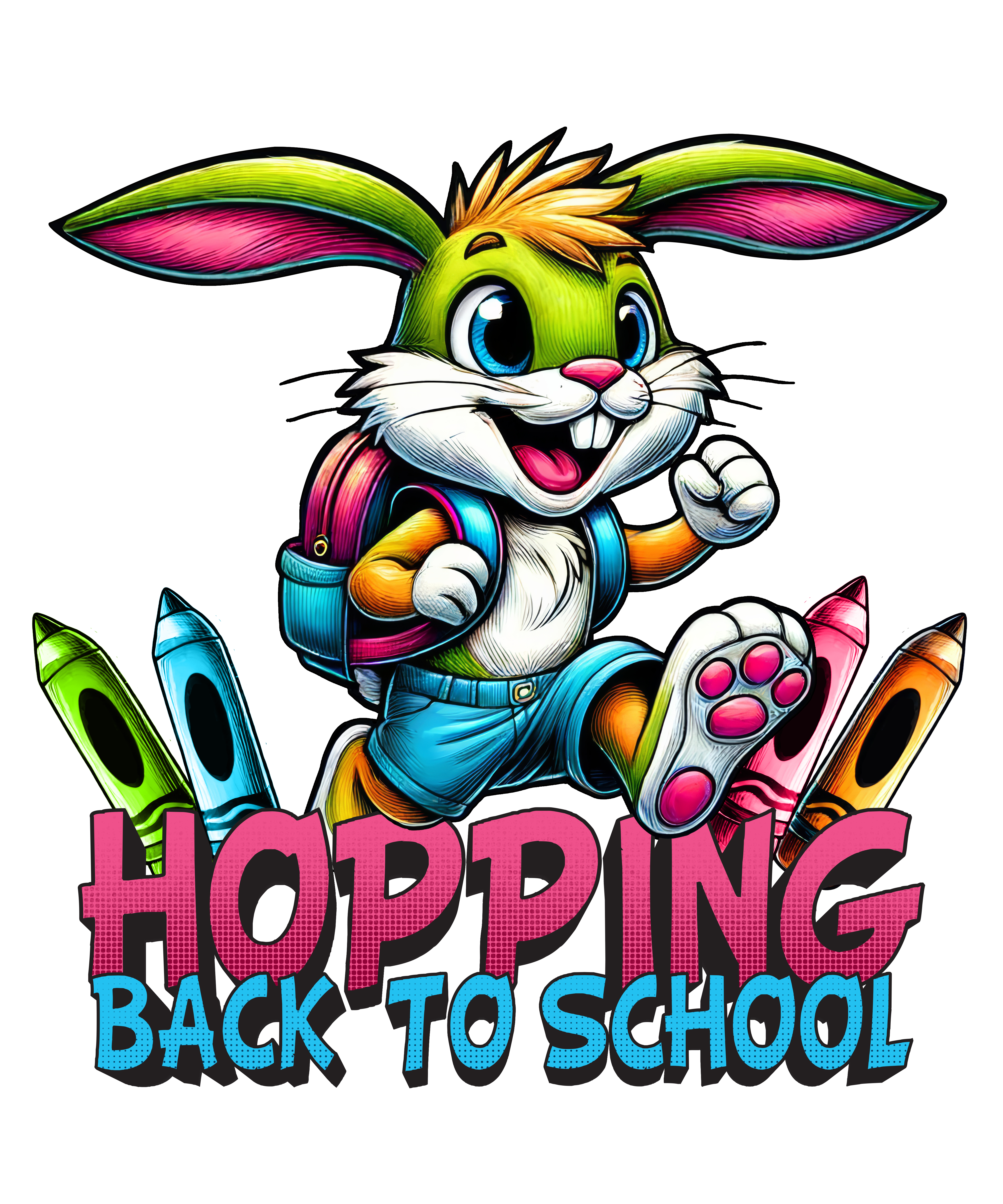 Digital file for Hopping Back To School