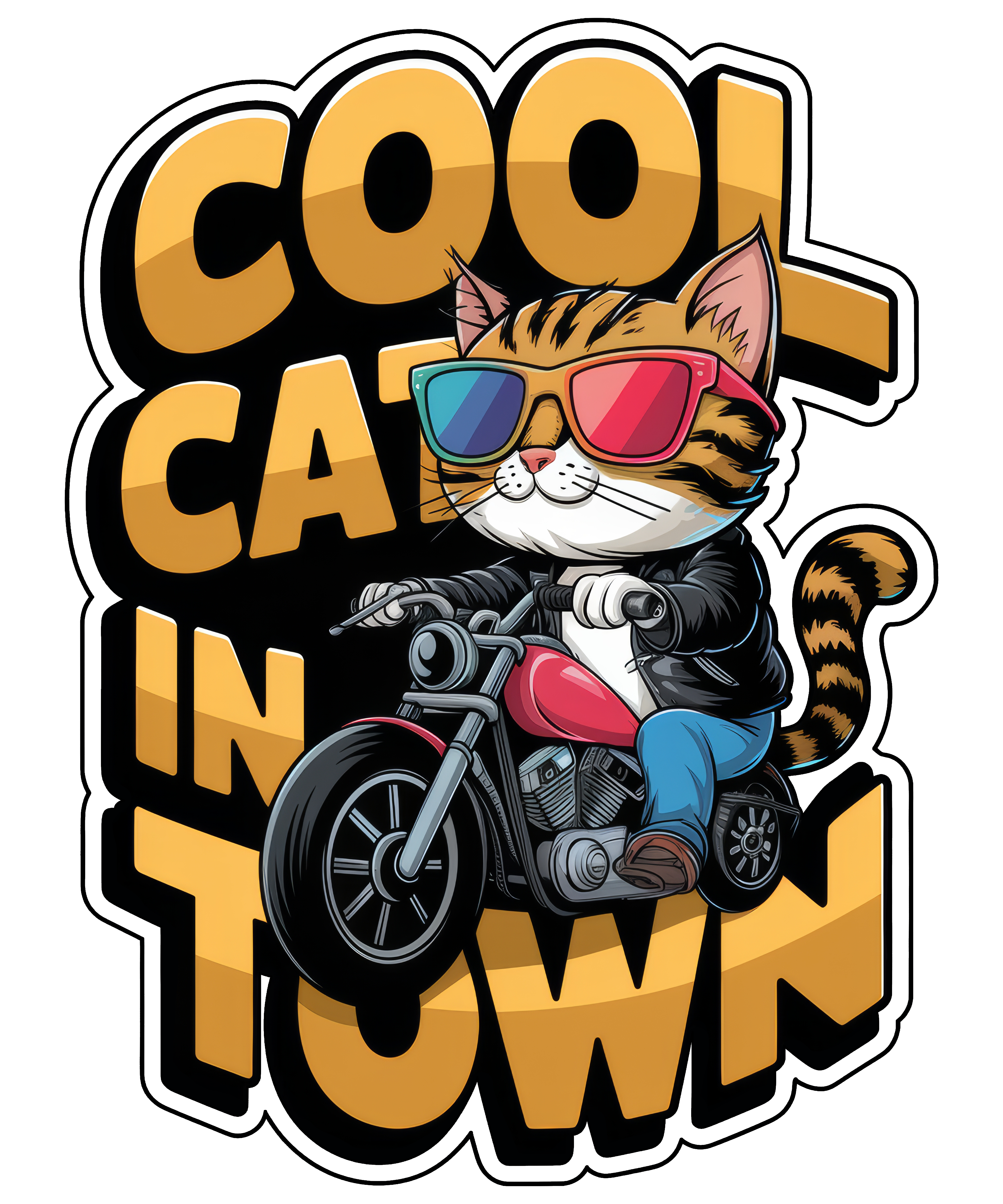 Digital file for Cool Cat Is In Town