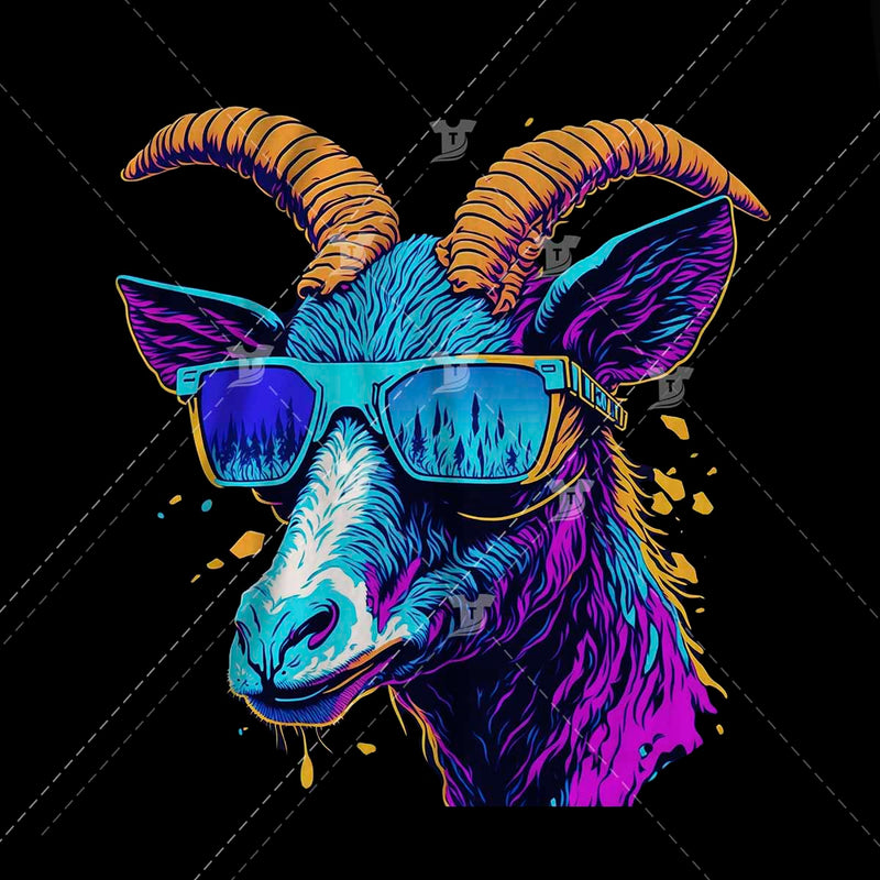 Colorful Goat