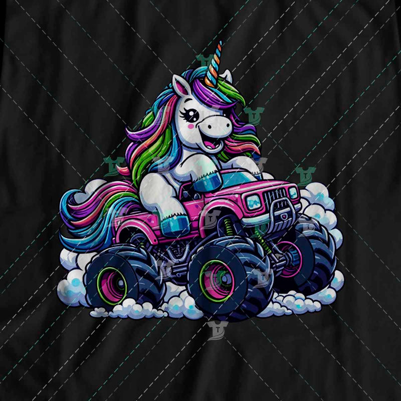 Unicorn riding monster truck(2 designs)