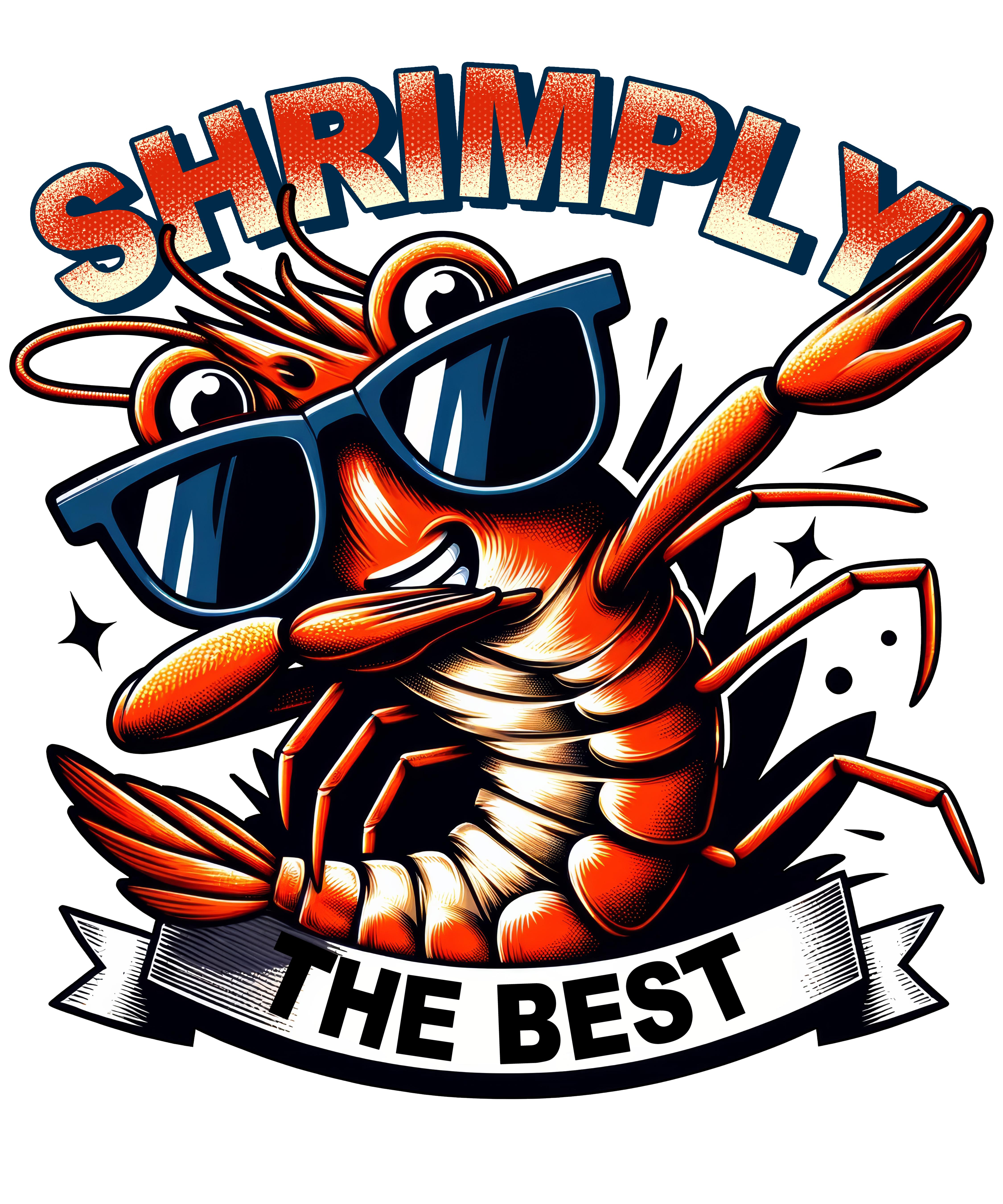 Digital file for Shrimply The Best