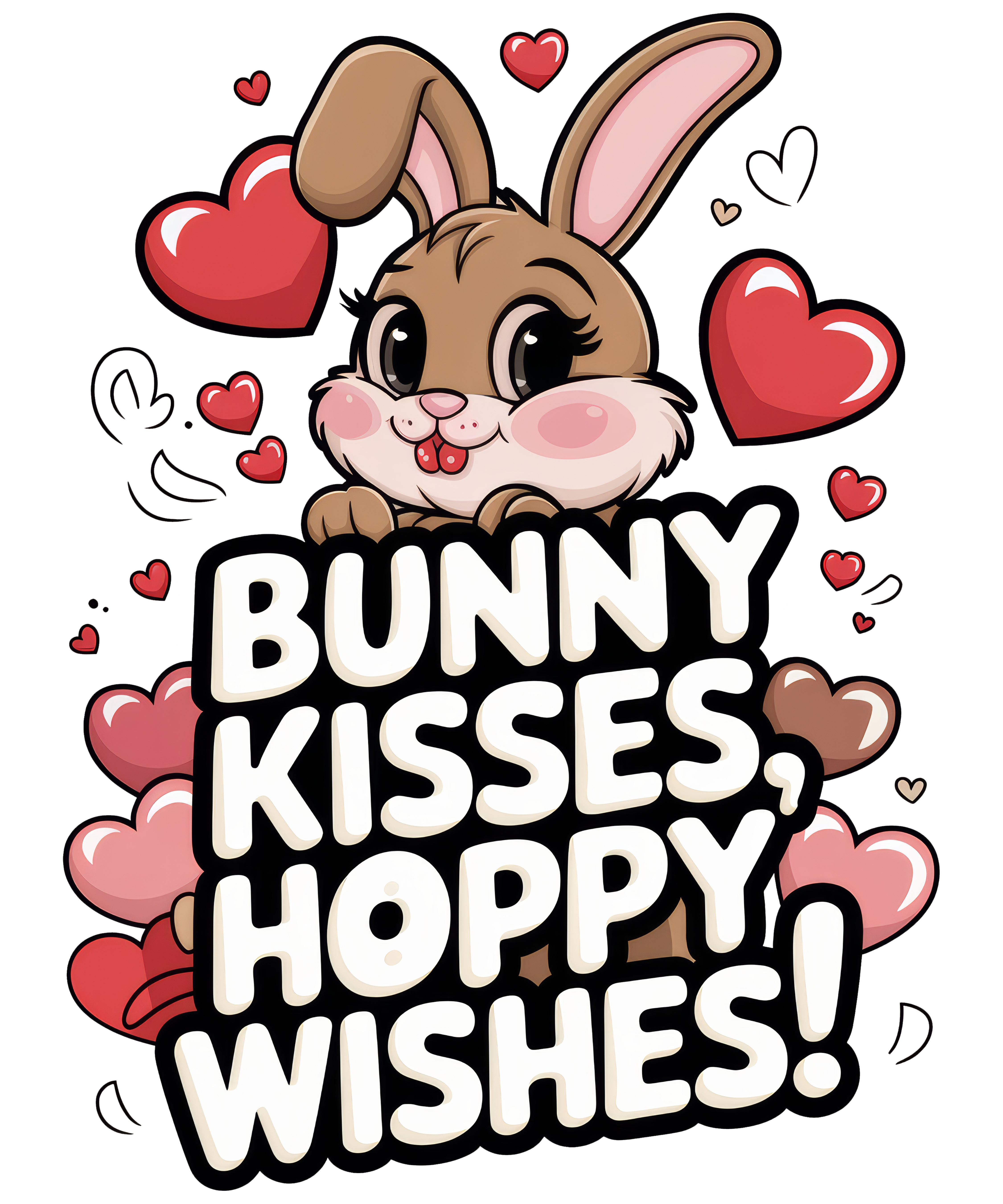 Digital file for Bunny Kisses Hoppy Wishes