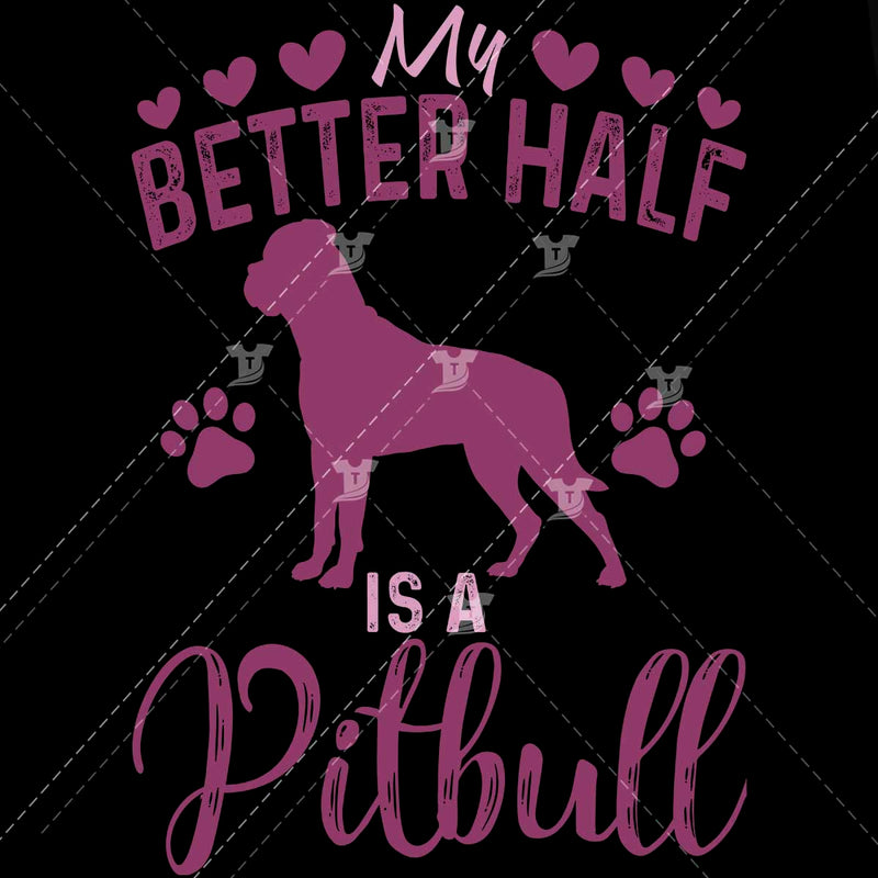 My better half is a pitbull