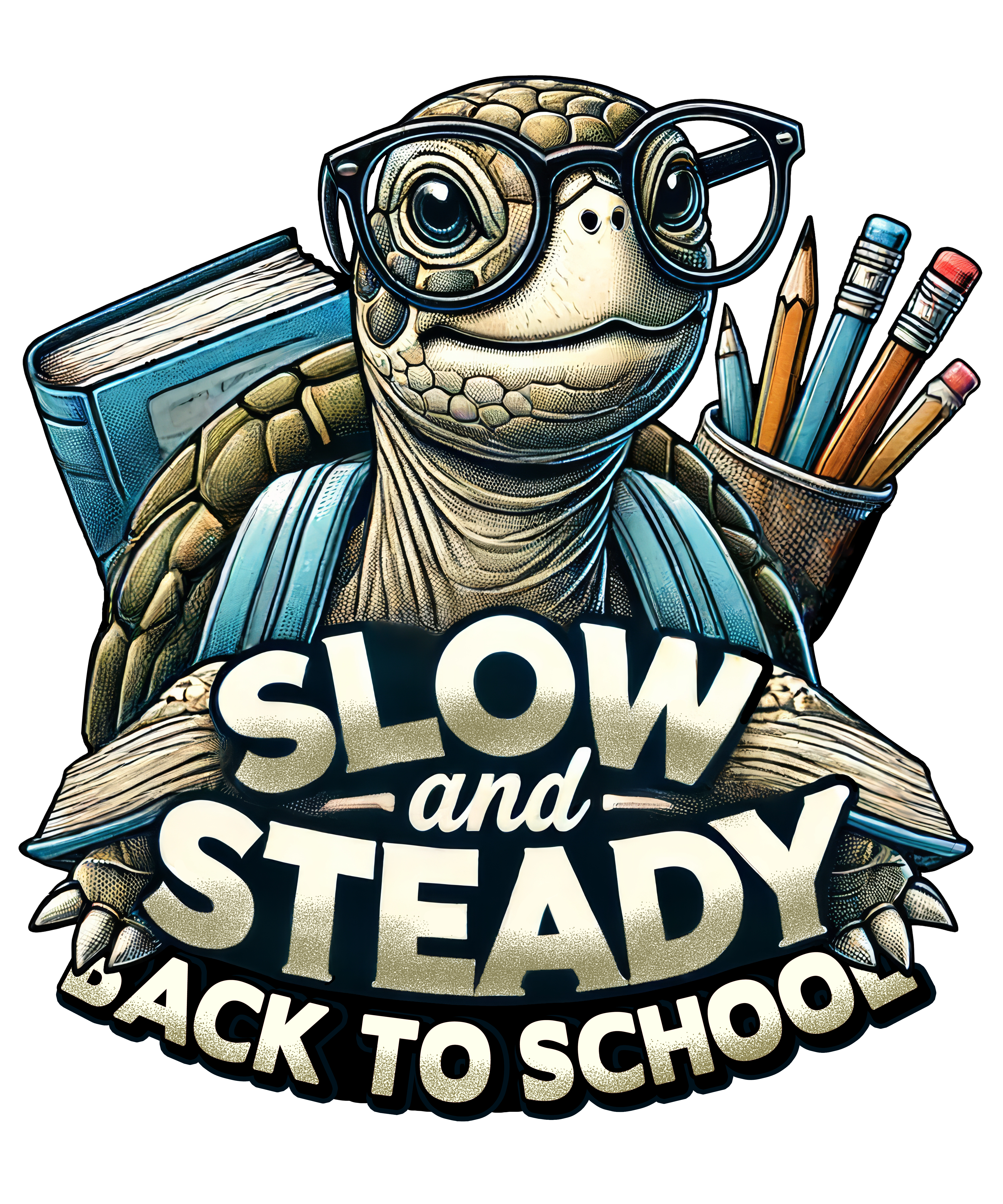 Digital file for Slow And Steady Back To School