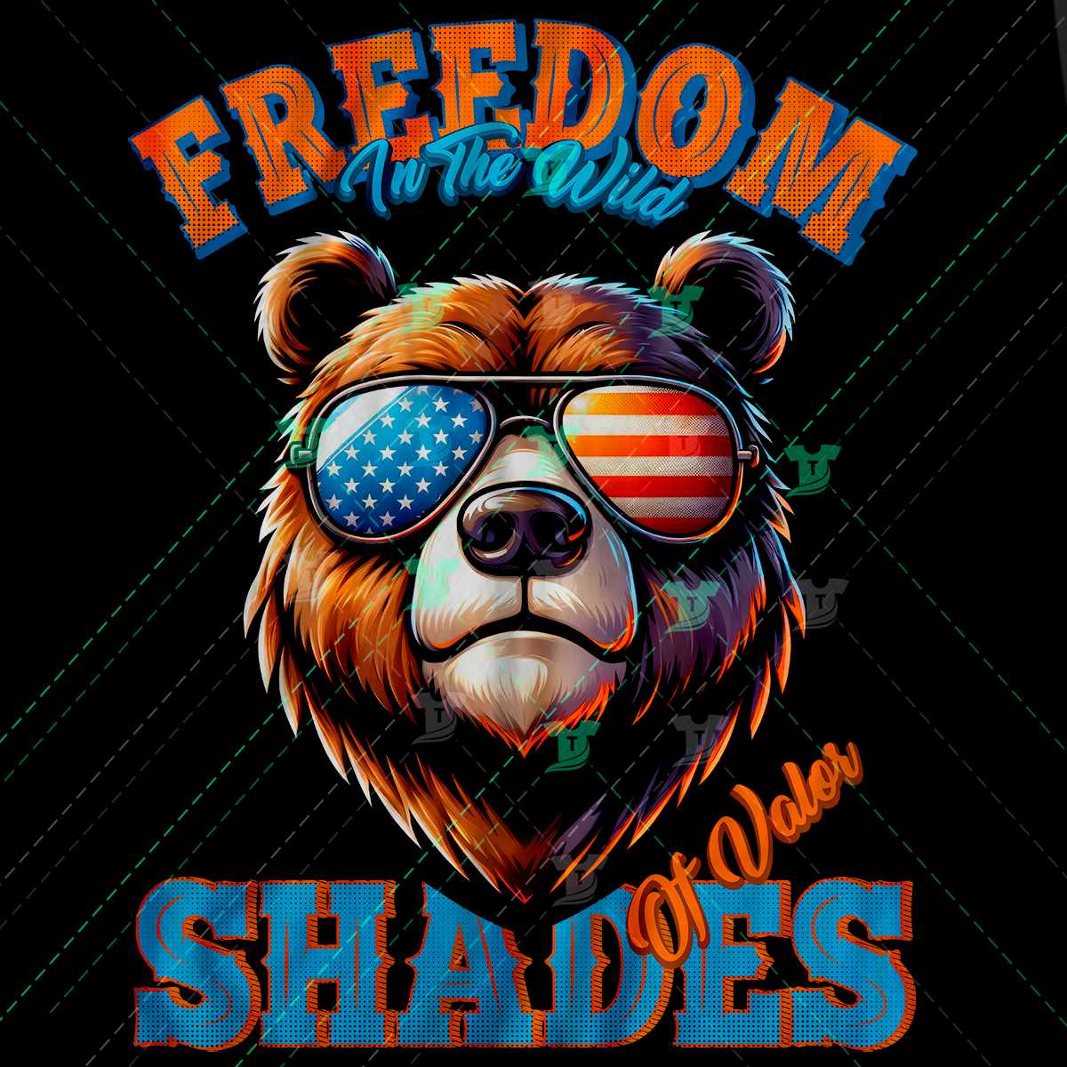 Thumbnail for Freedom In The Wild An American Themed Bear