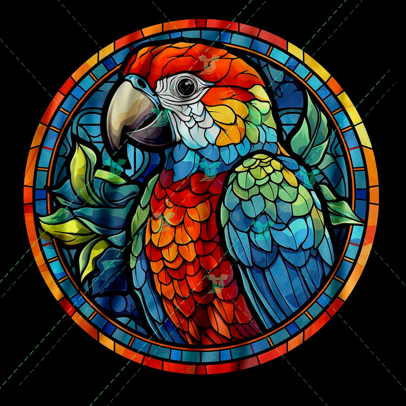 Parrot Stained Glass