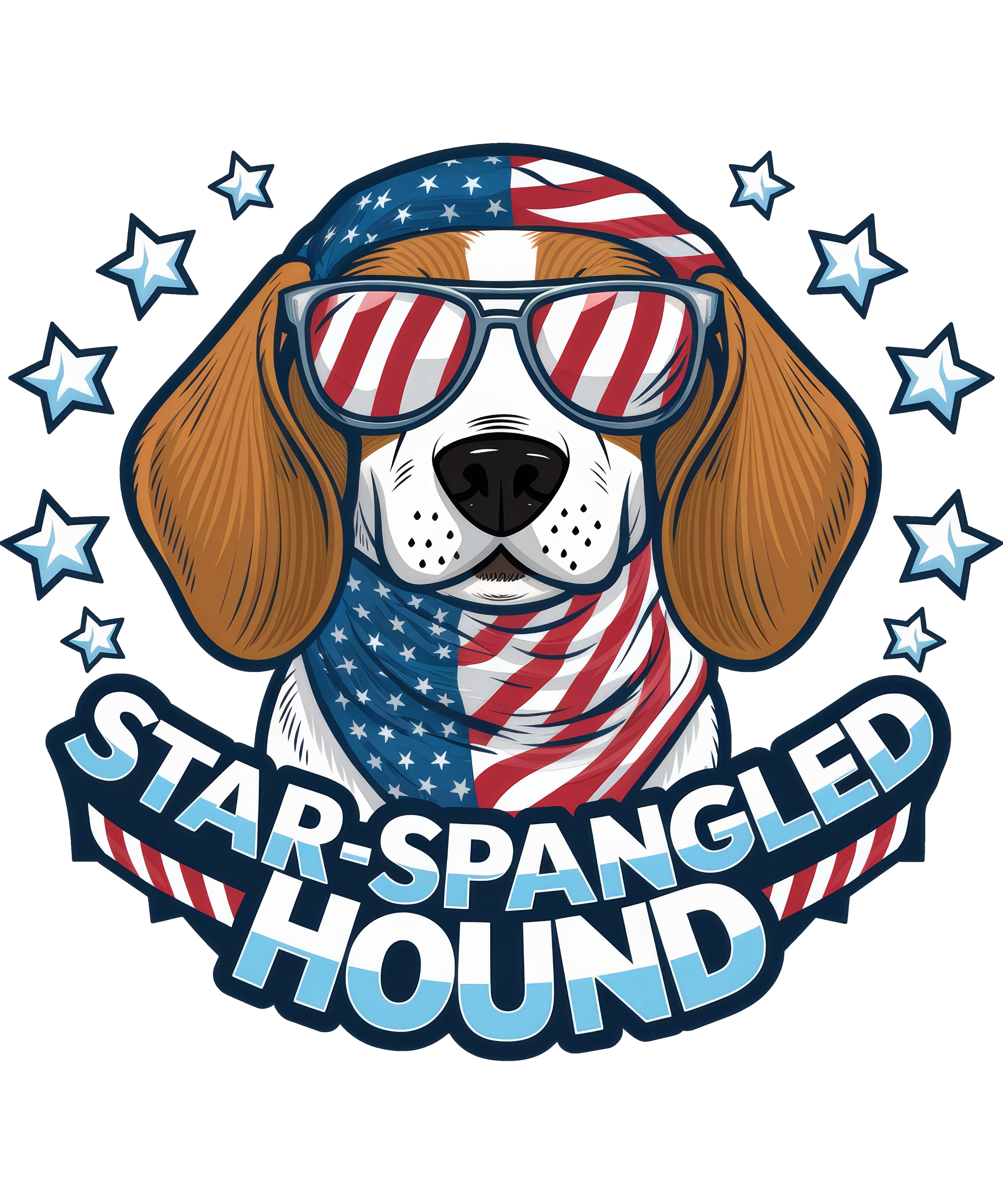 Digital file for Star Spangled Hound