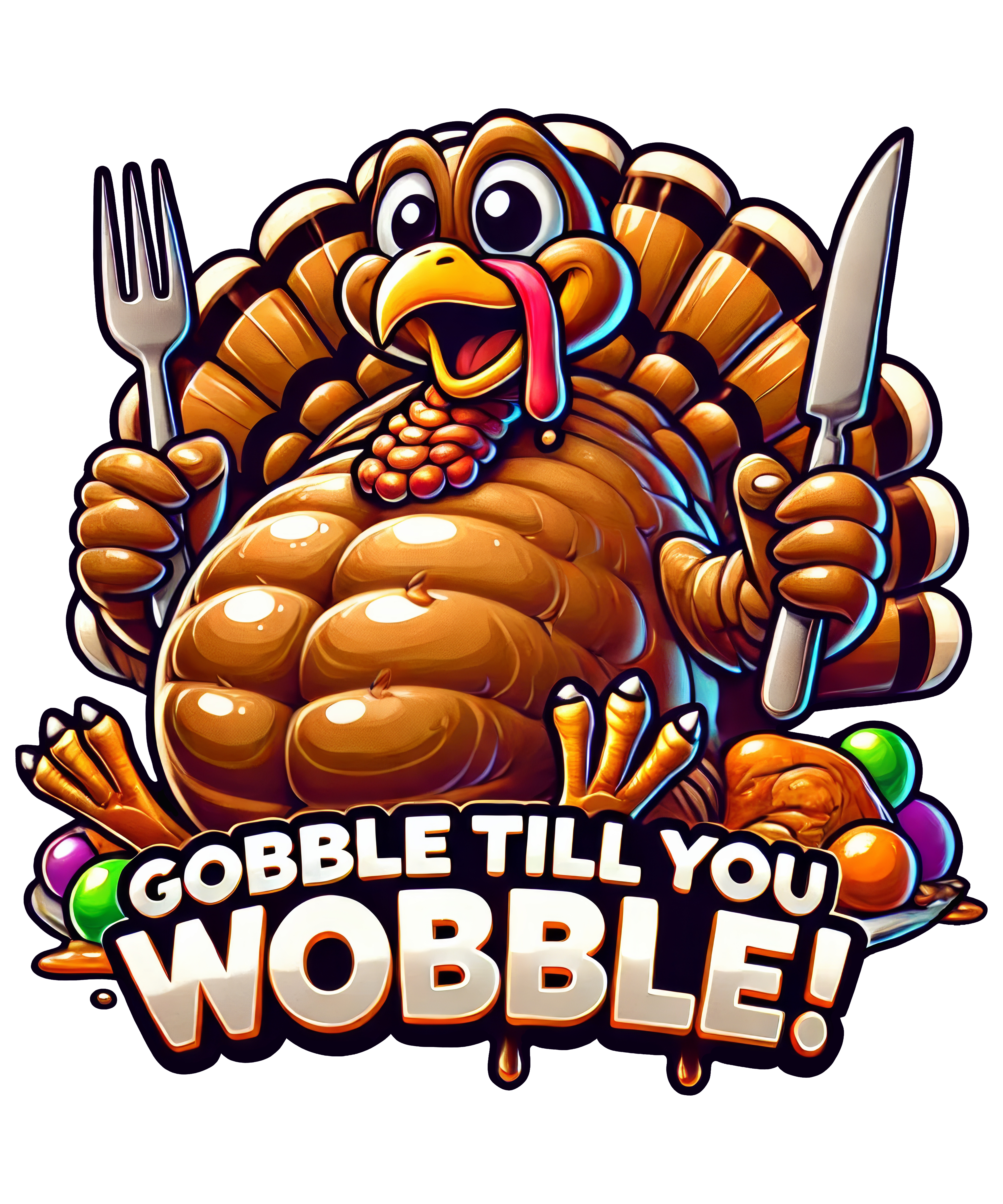 Digital file for Gobble Till You Wobble