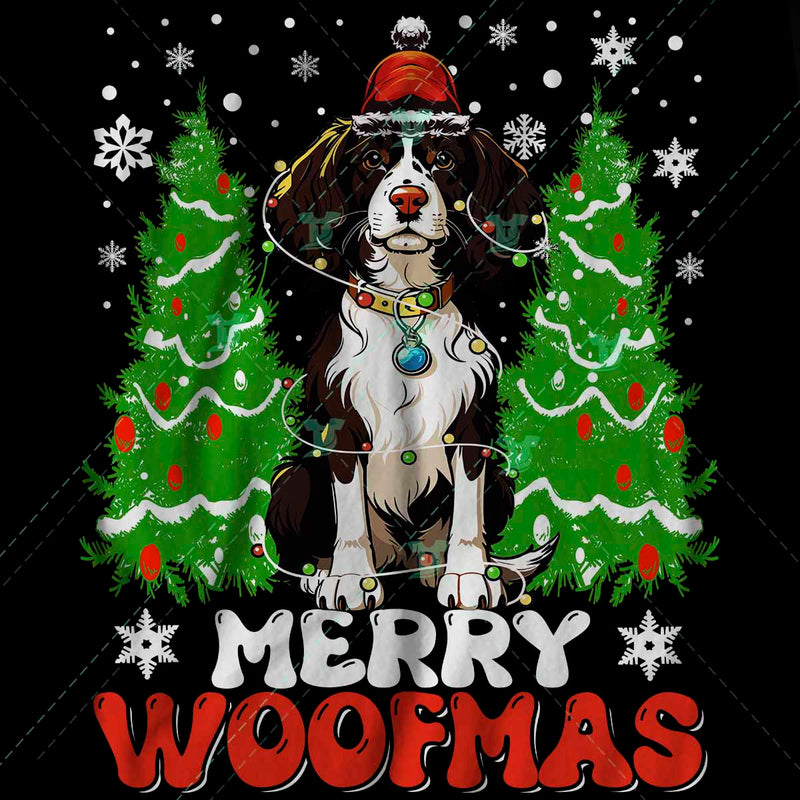 Merry woofmas(2 designs) spaniel springer