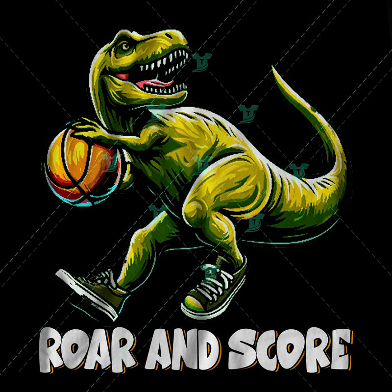 Roar and score/ dunk-o-saurus rex(2 designs)