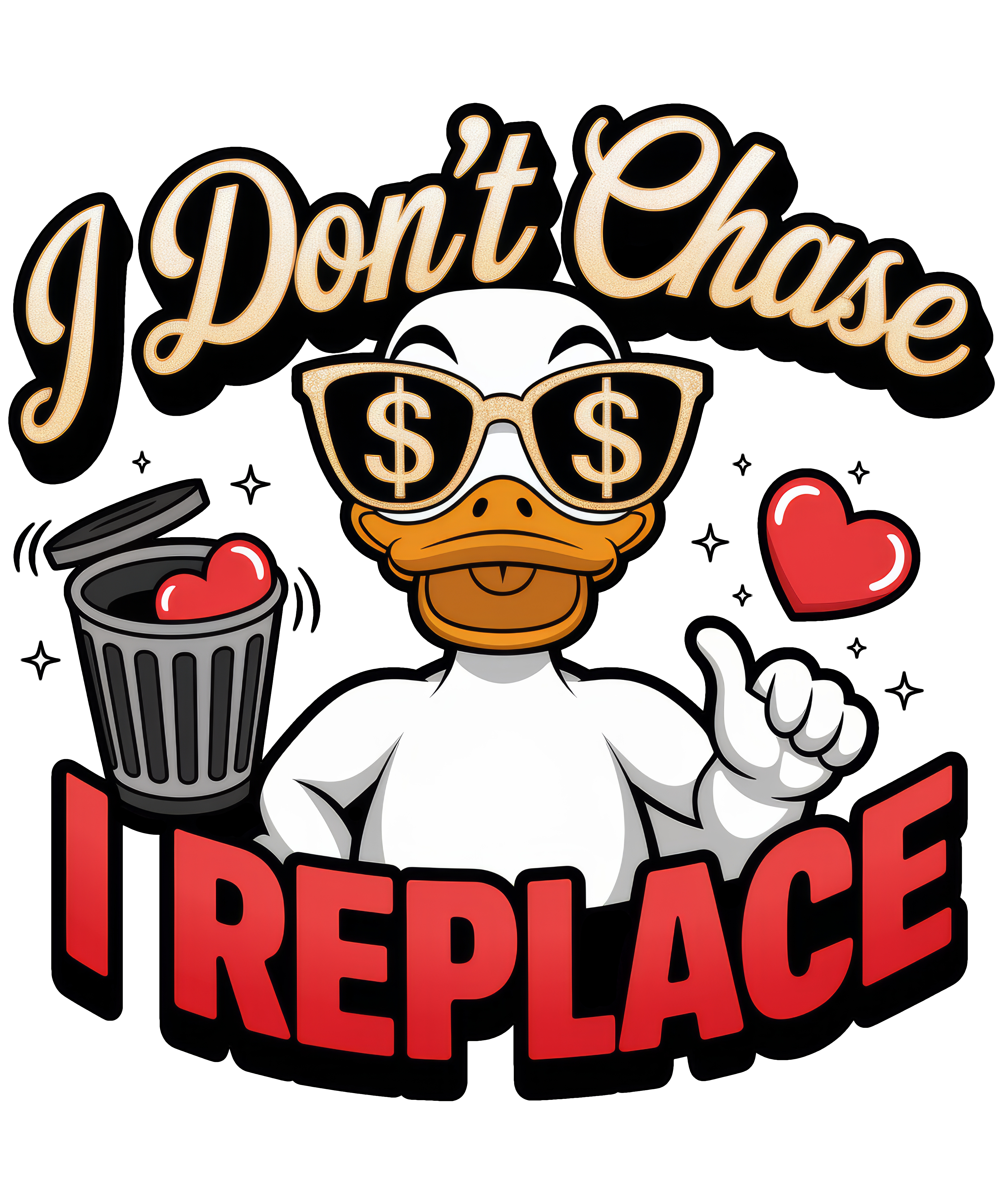Digital file for I Dont Chase, I Replace