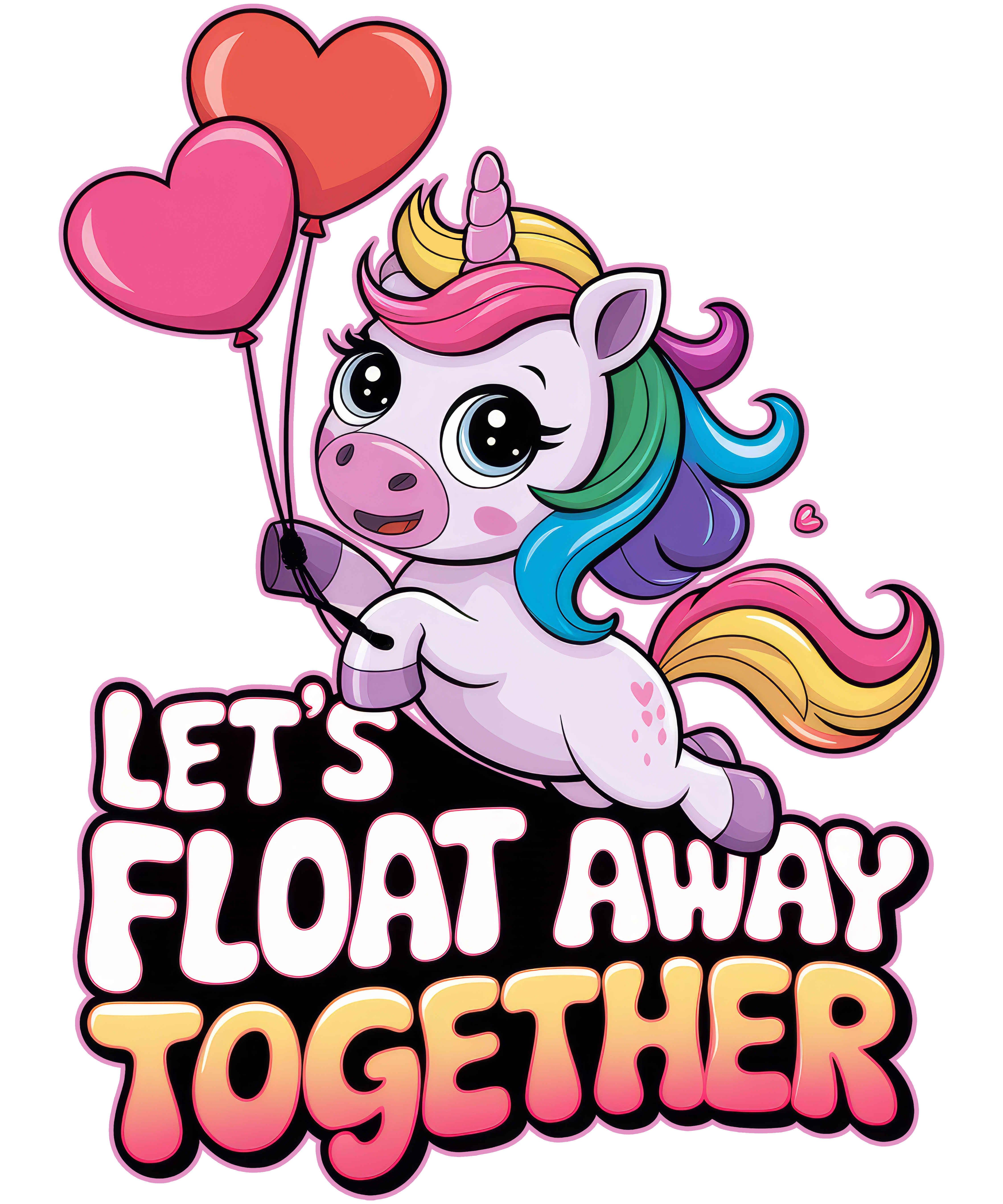 Digital file for Lets Float Away Together