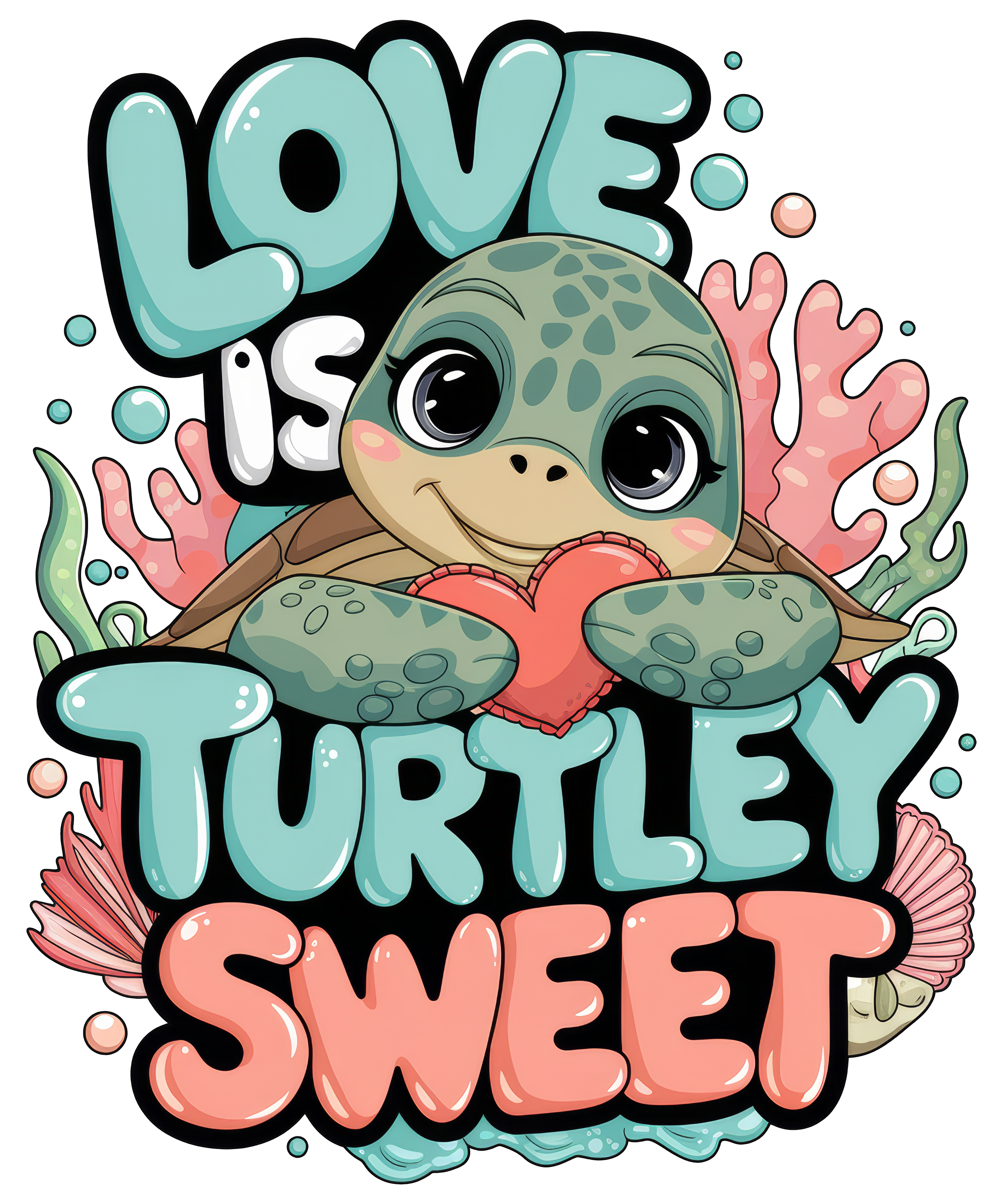 Digital file for Love Is Turtley Sweet