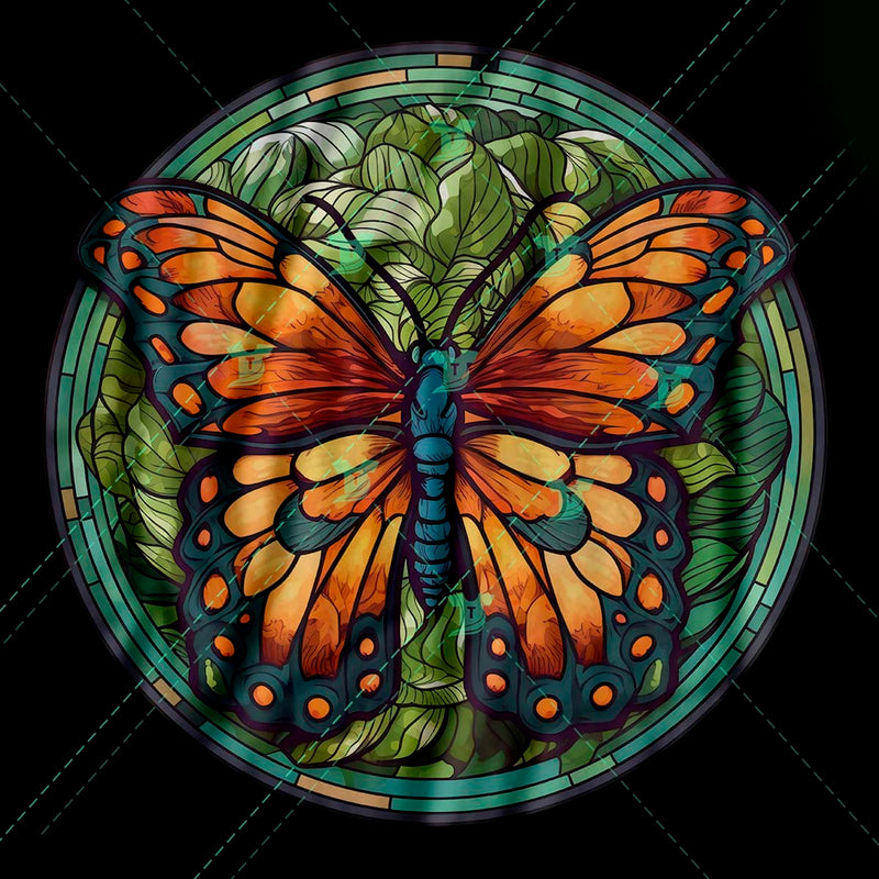 Stained Glass Butterly