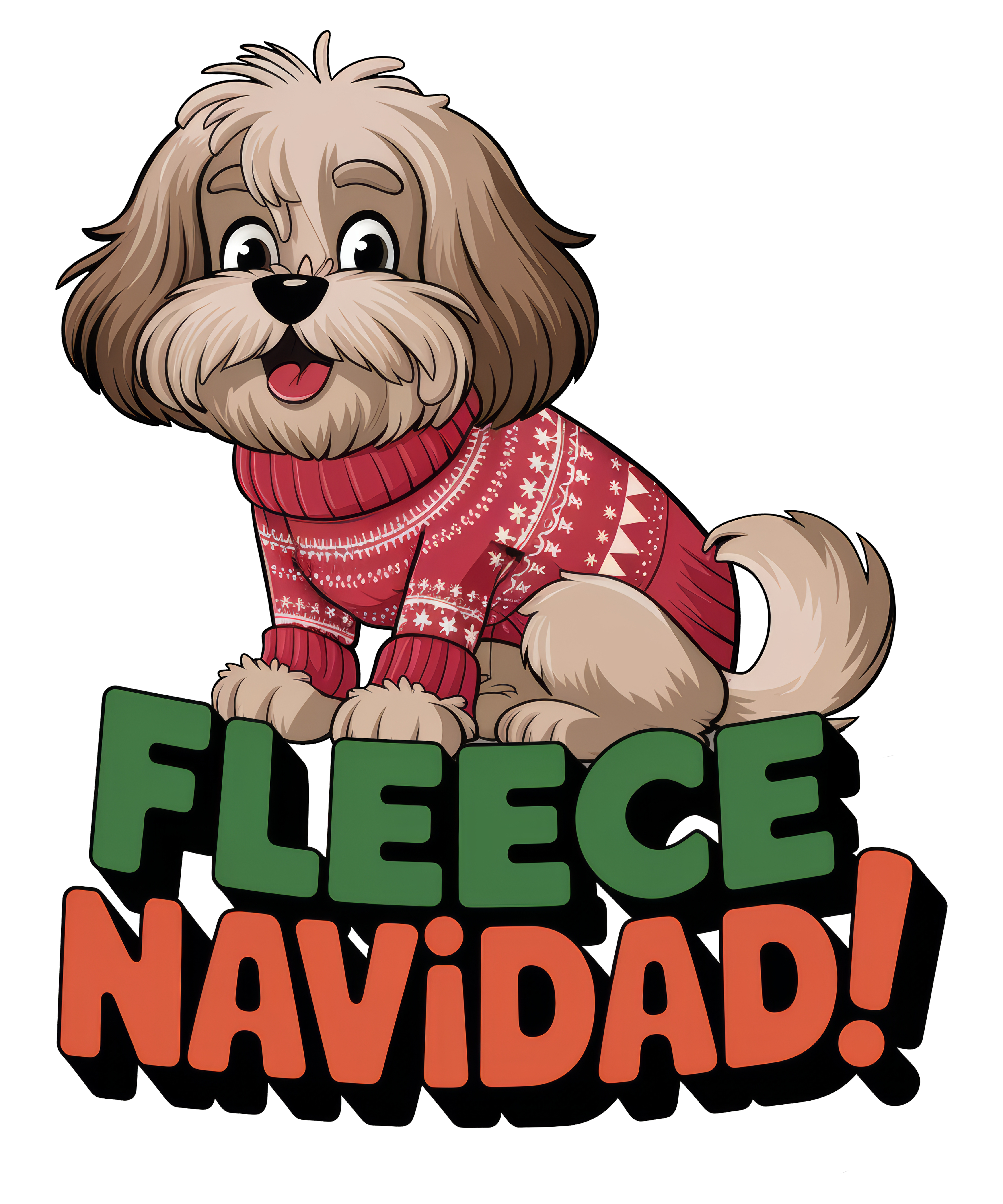 Digital file for Fleece Navidad