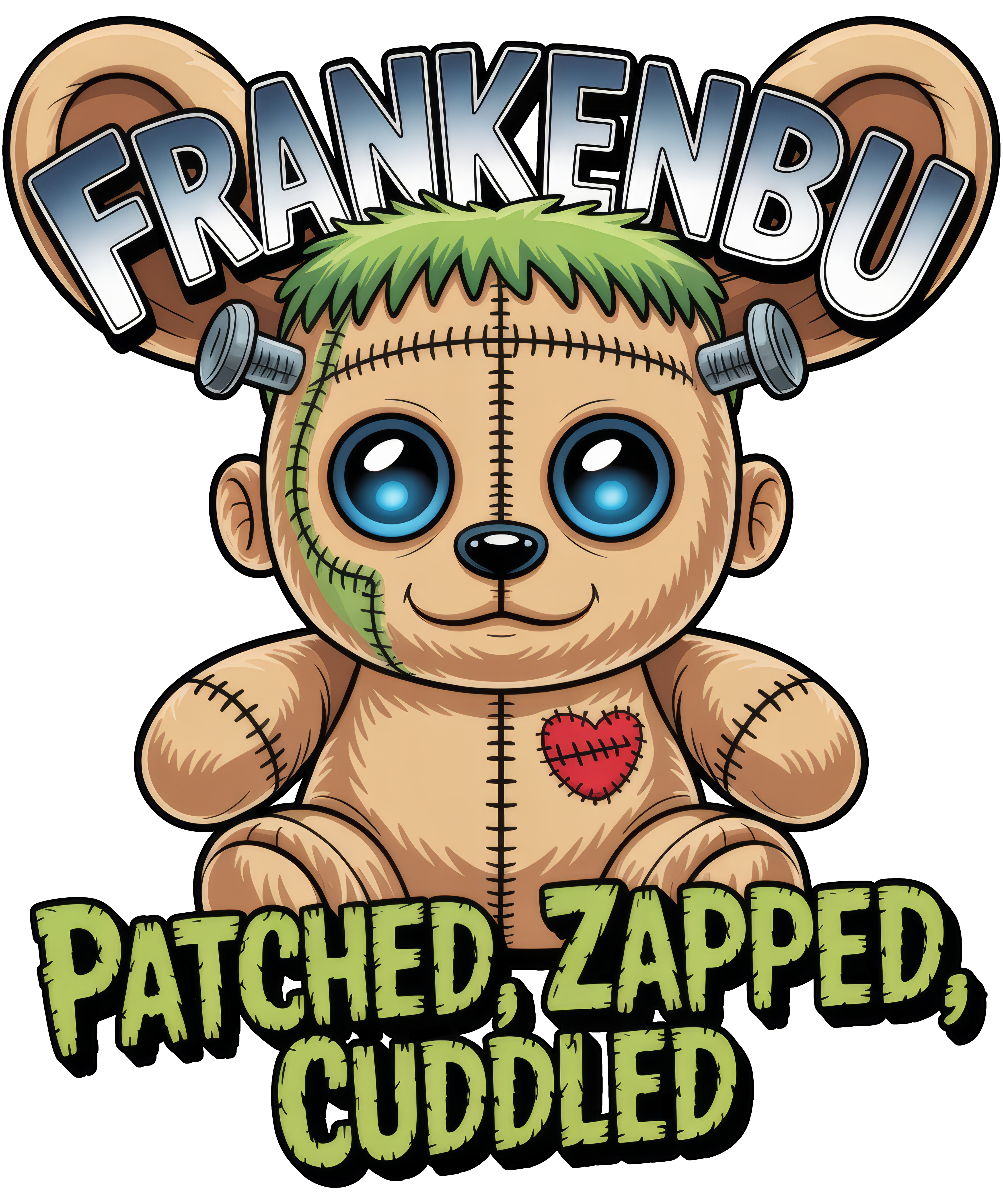 Digital file for Frankenbu Patched, Zapped, Cuddled