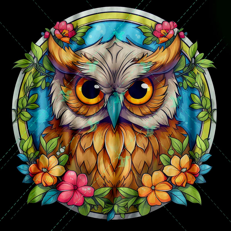 Floral owl