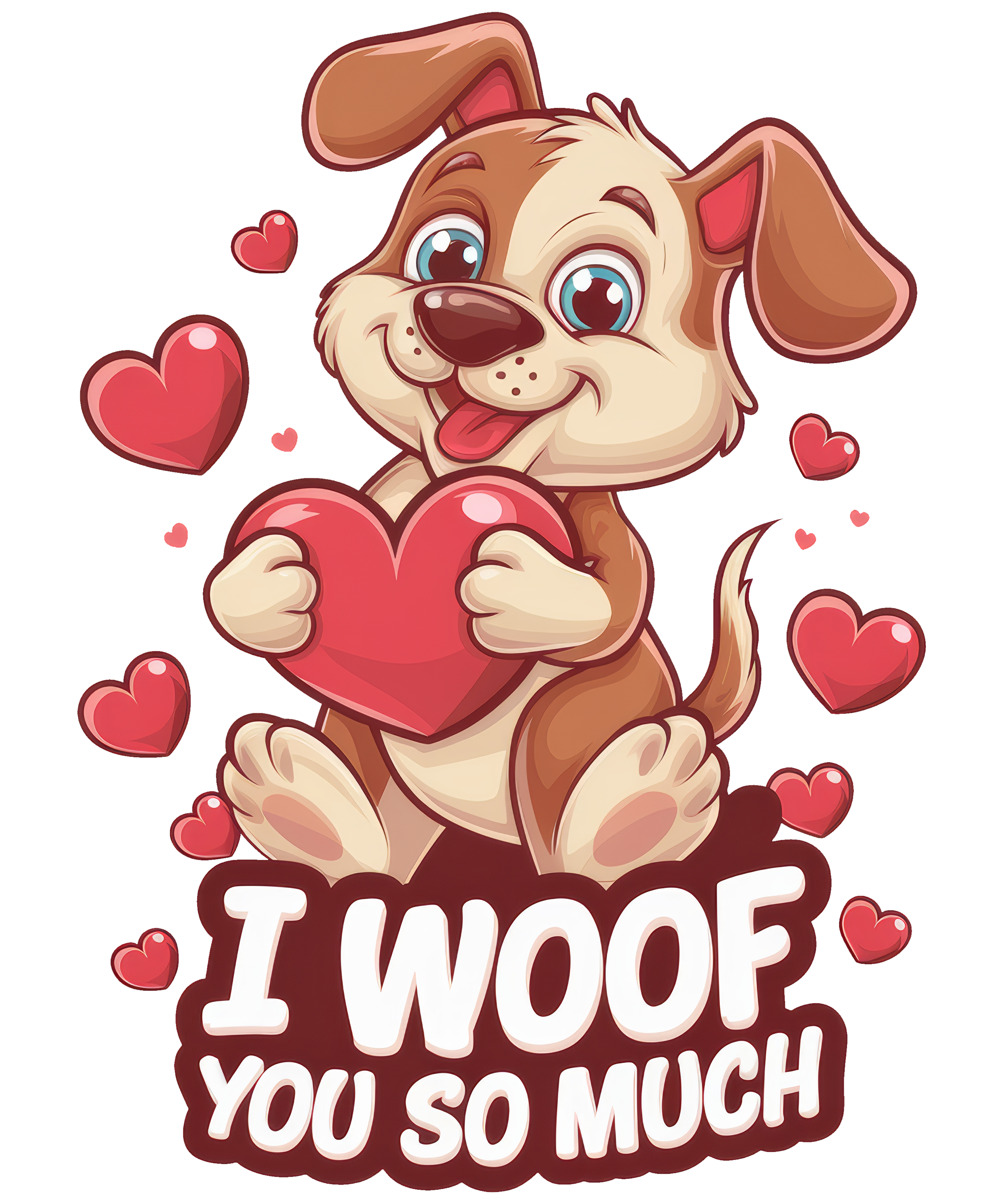 Digital file for I Woof You So Much