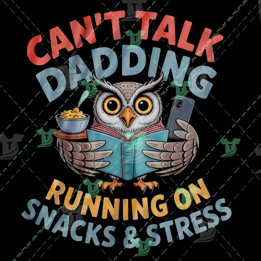 Thumbnail for Can't Tak Dadding Running On Snacks & Stress