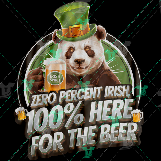 Thumbnail for Zero Percent Irish 100% Here For The Beer