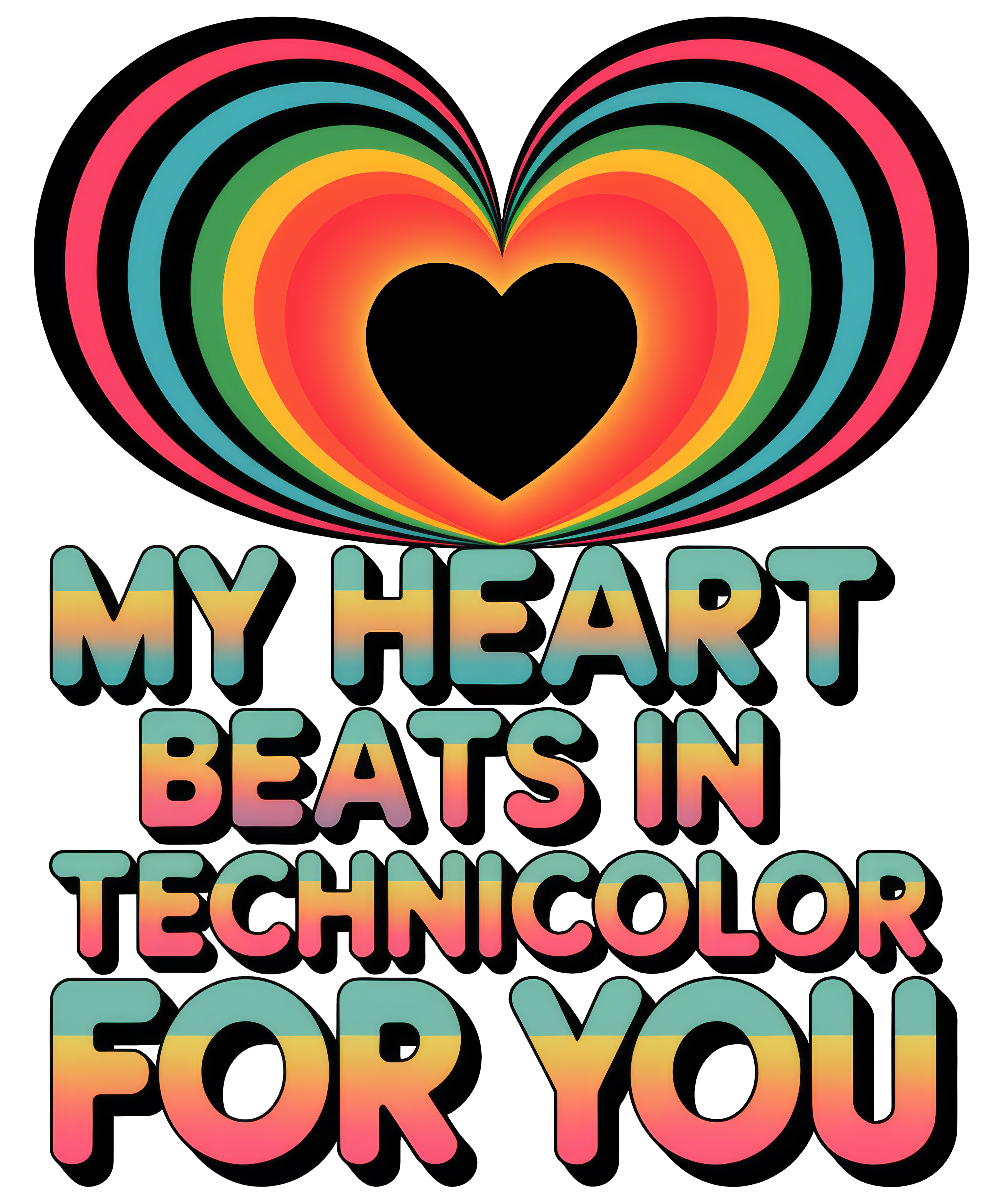 Digital file for My Heart Beats In Technicolors For You