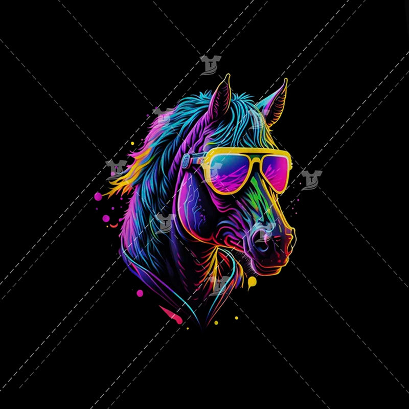 Colorful horse