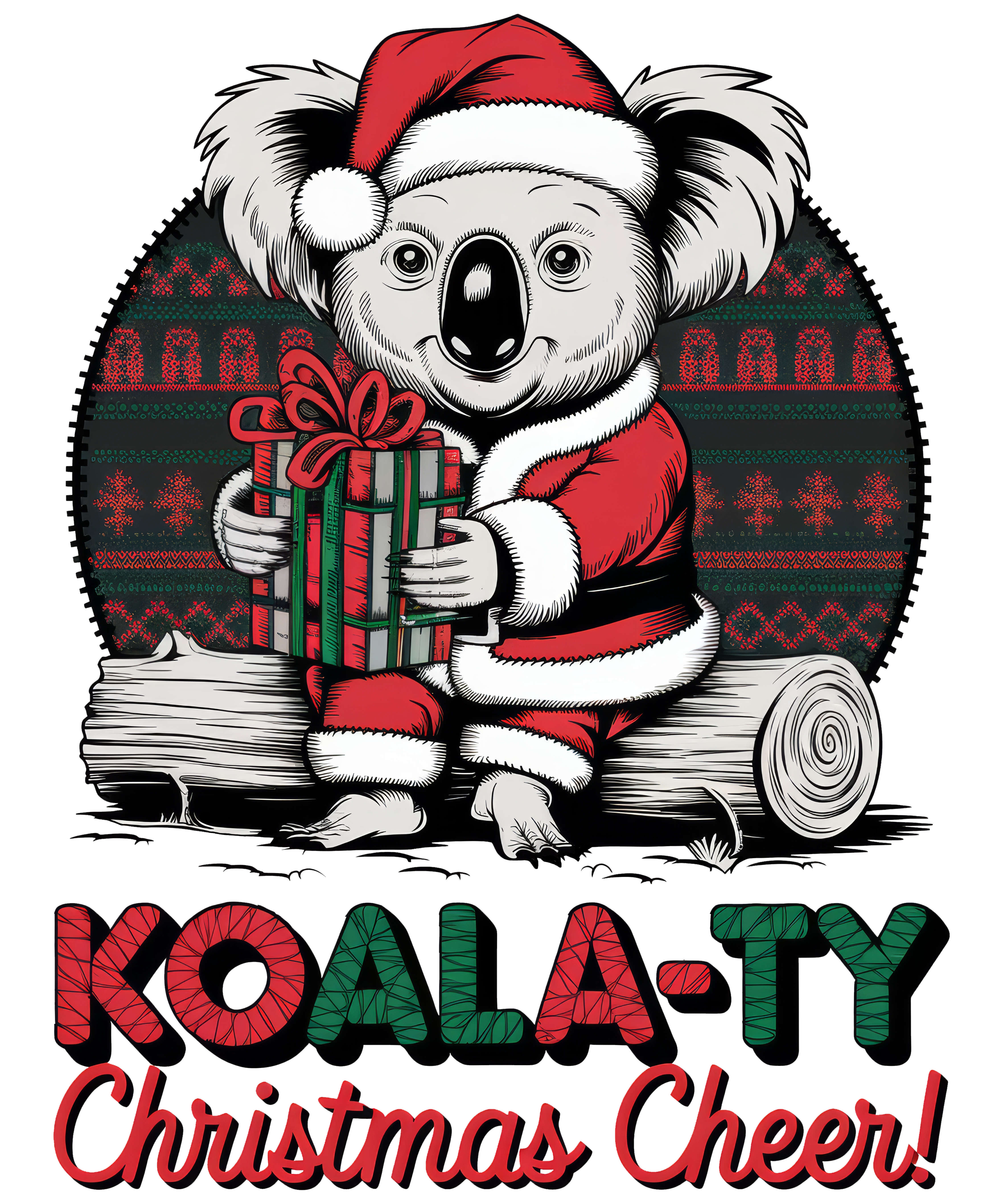 Digital file for Koala Ty Christmas Cheer