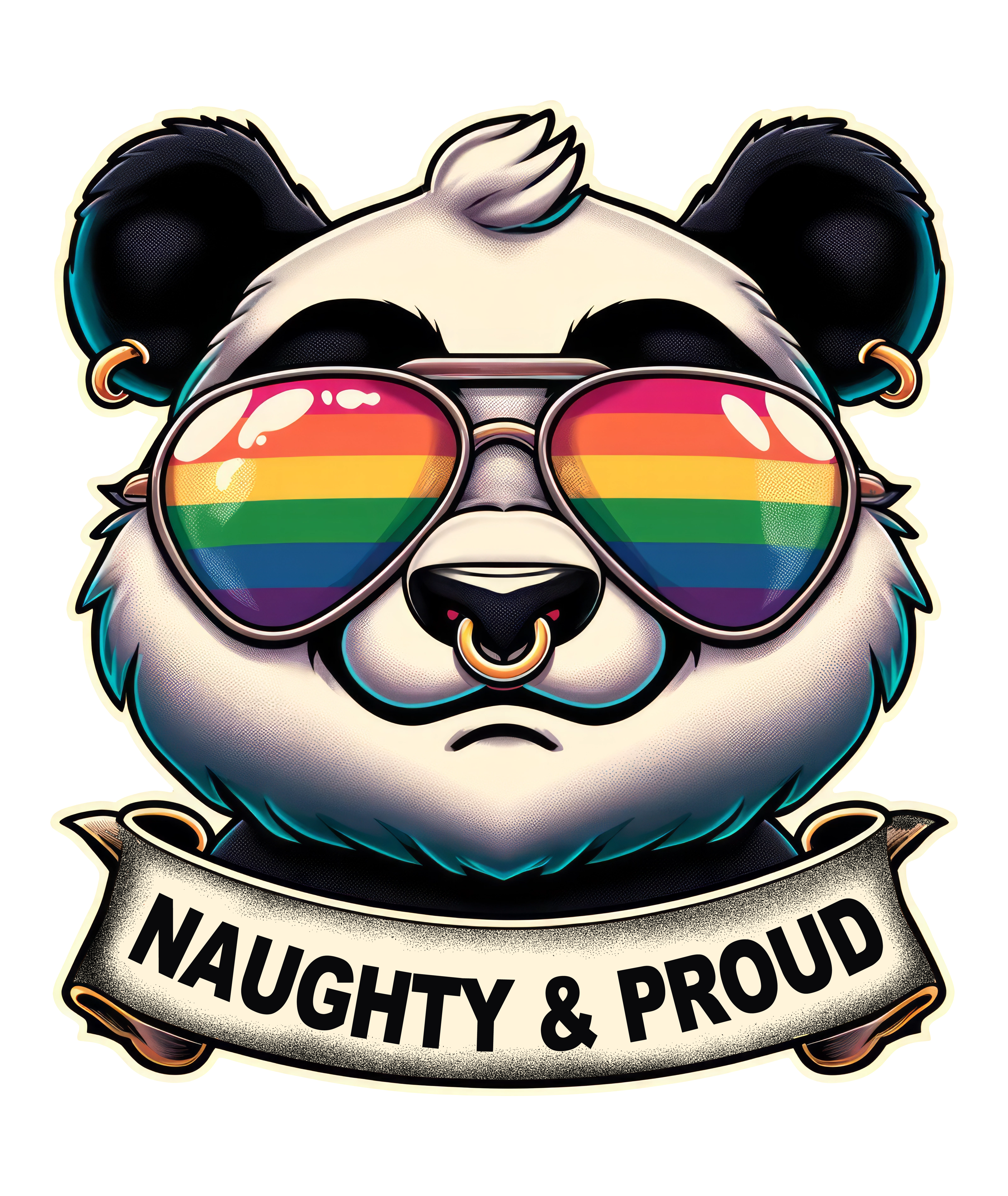 Digital file for Naughty & Proud