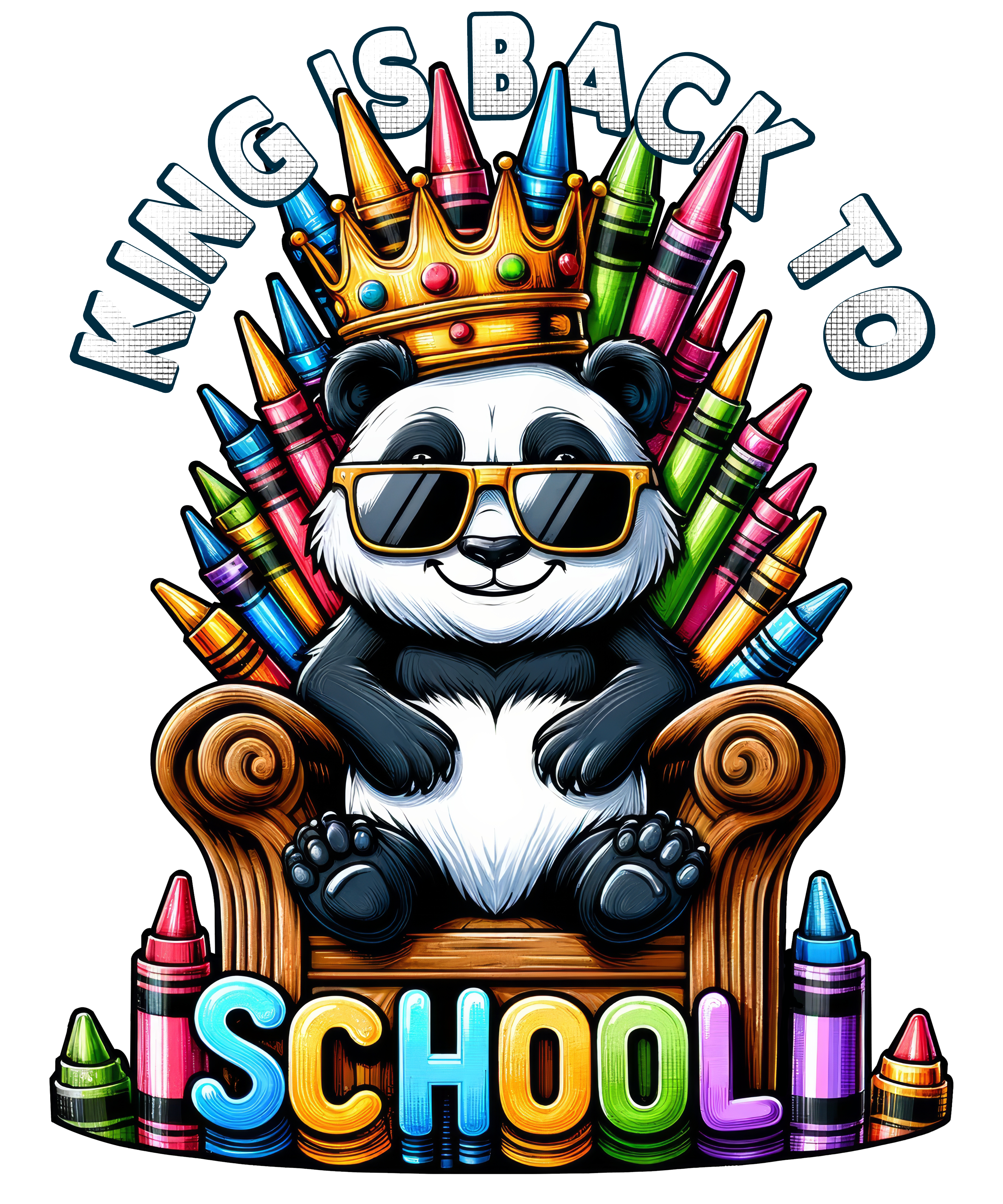 Digital file for King Is Back To School