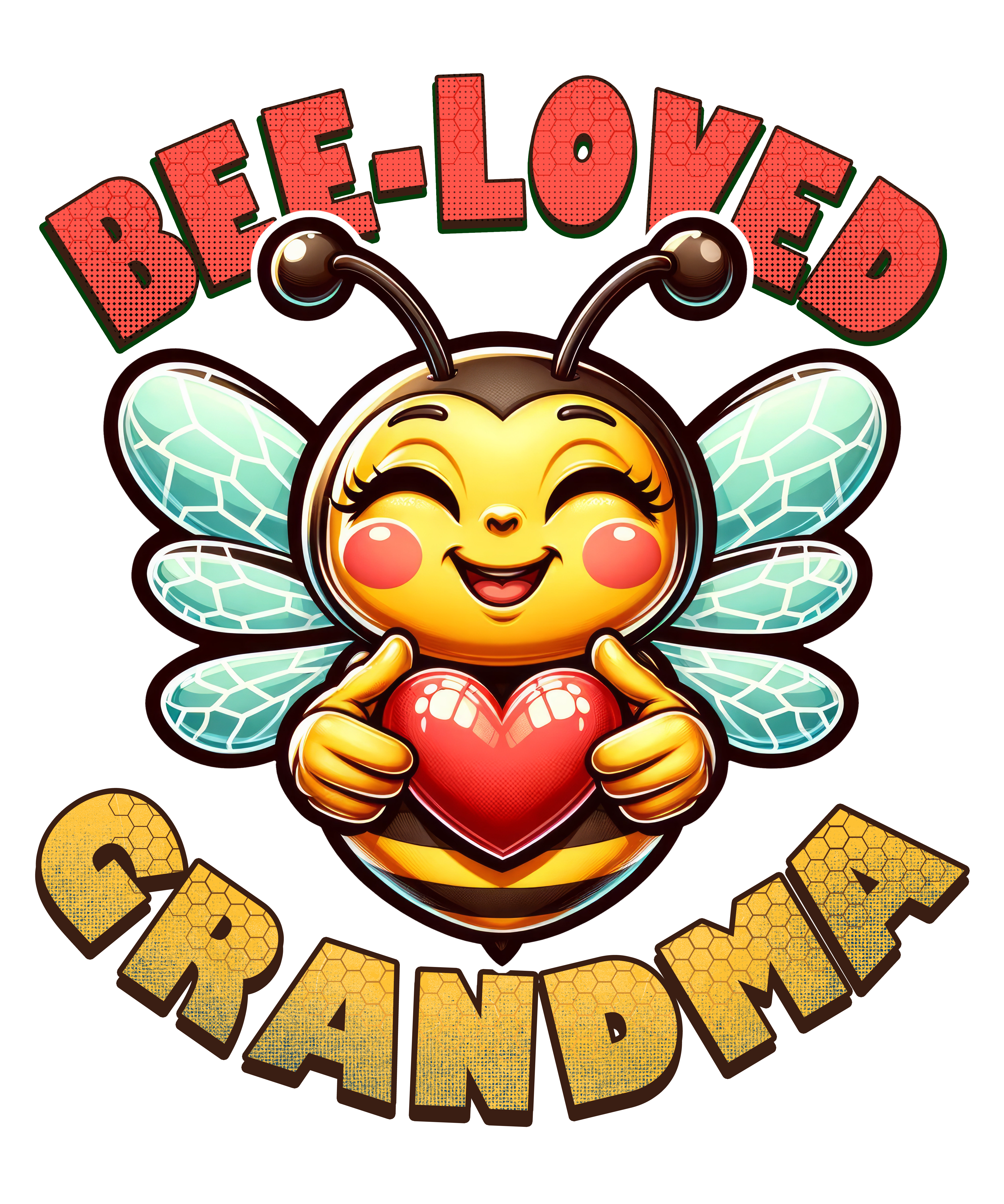 Digital file for Bee Loved Grandma