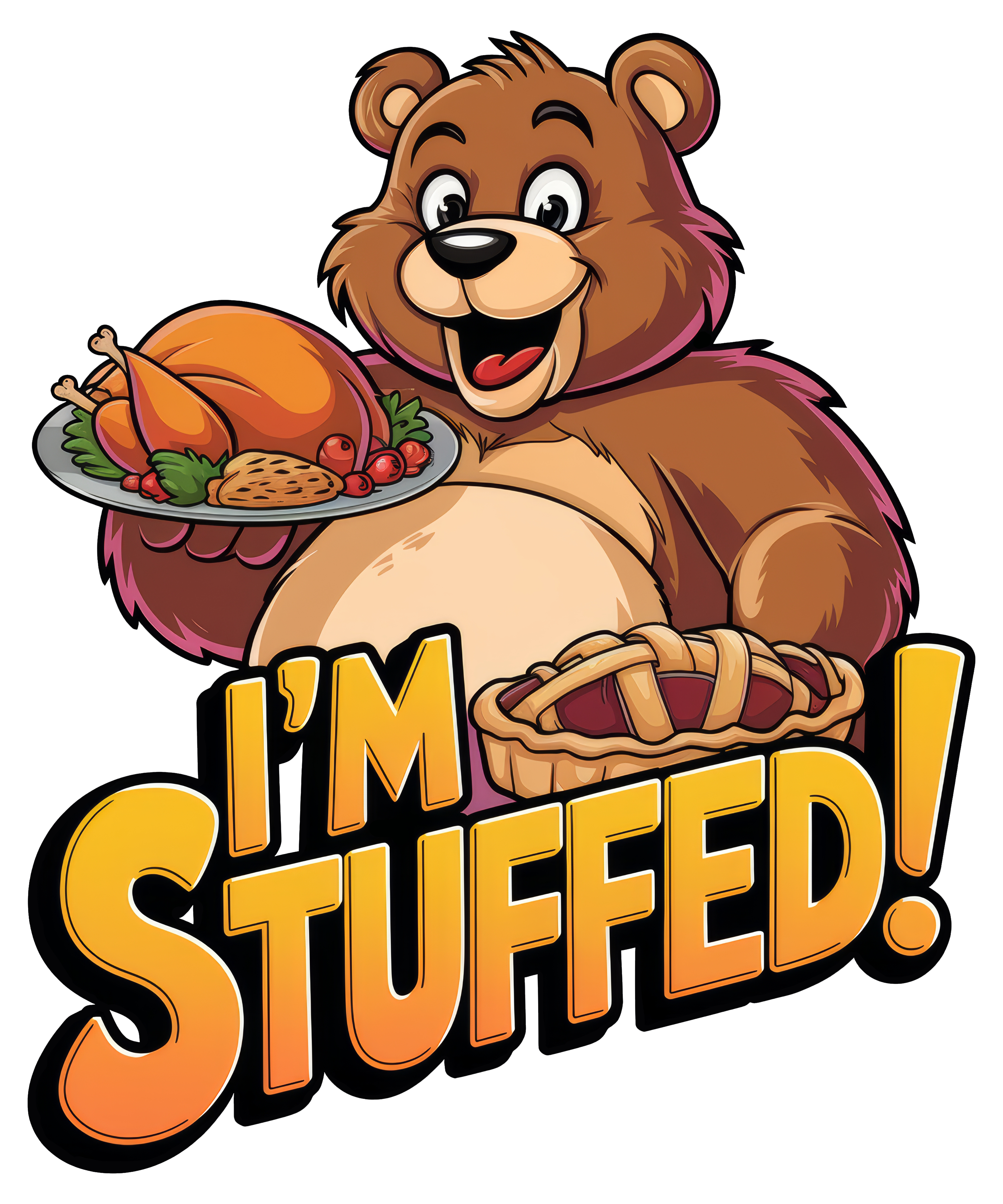 Digital file for I'm Stuffed