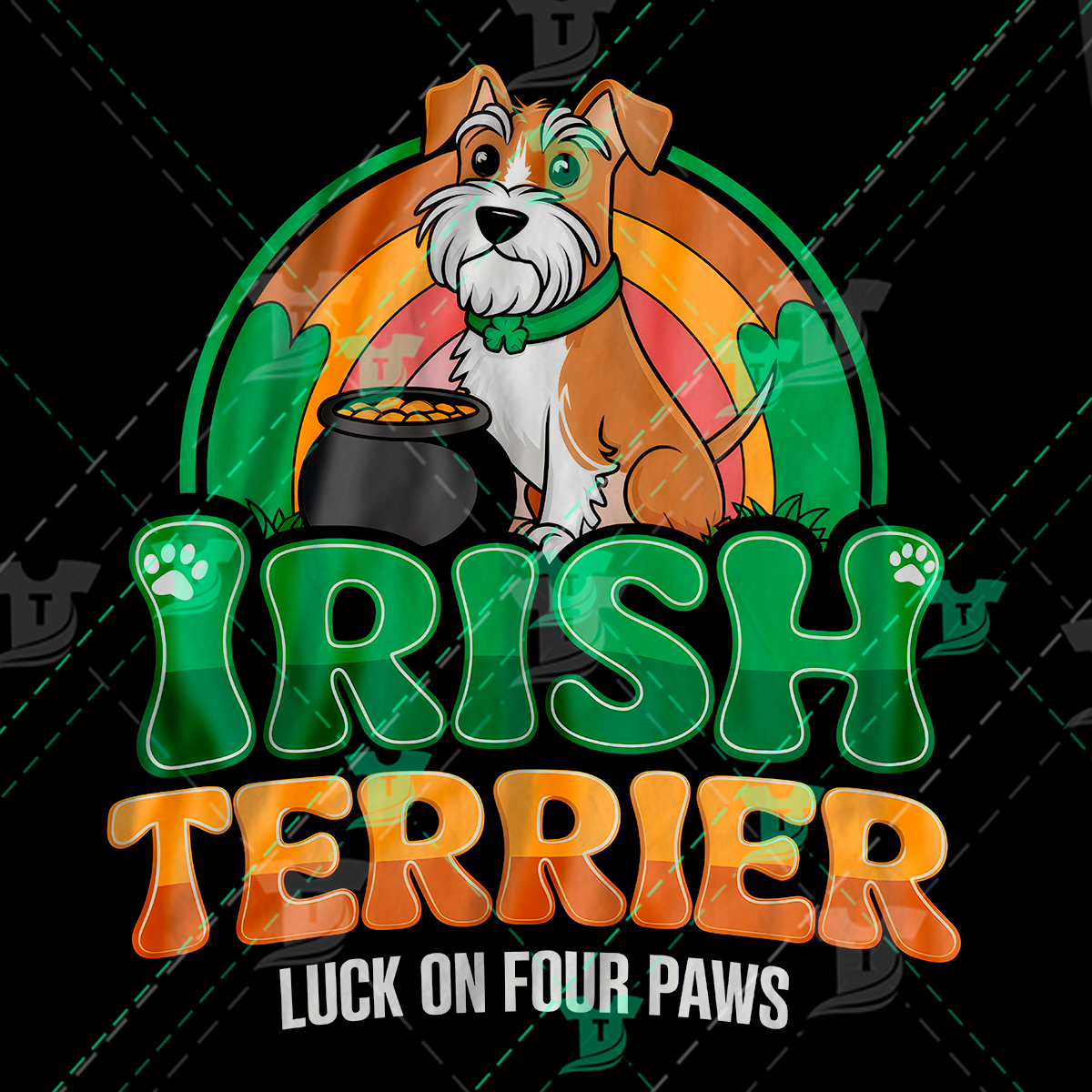 Thumbnail for Irish Terrier Luck On Four Paws