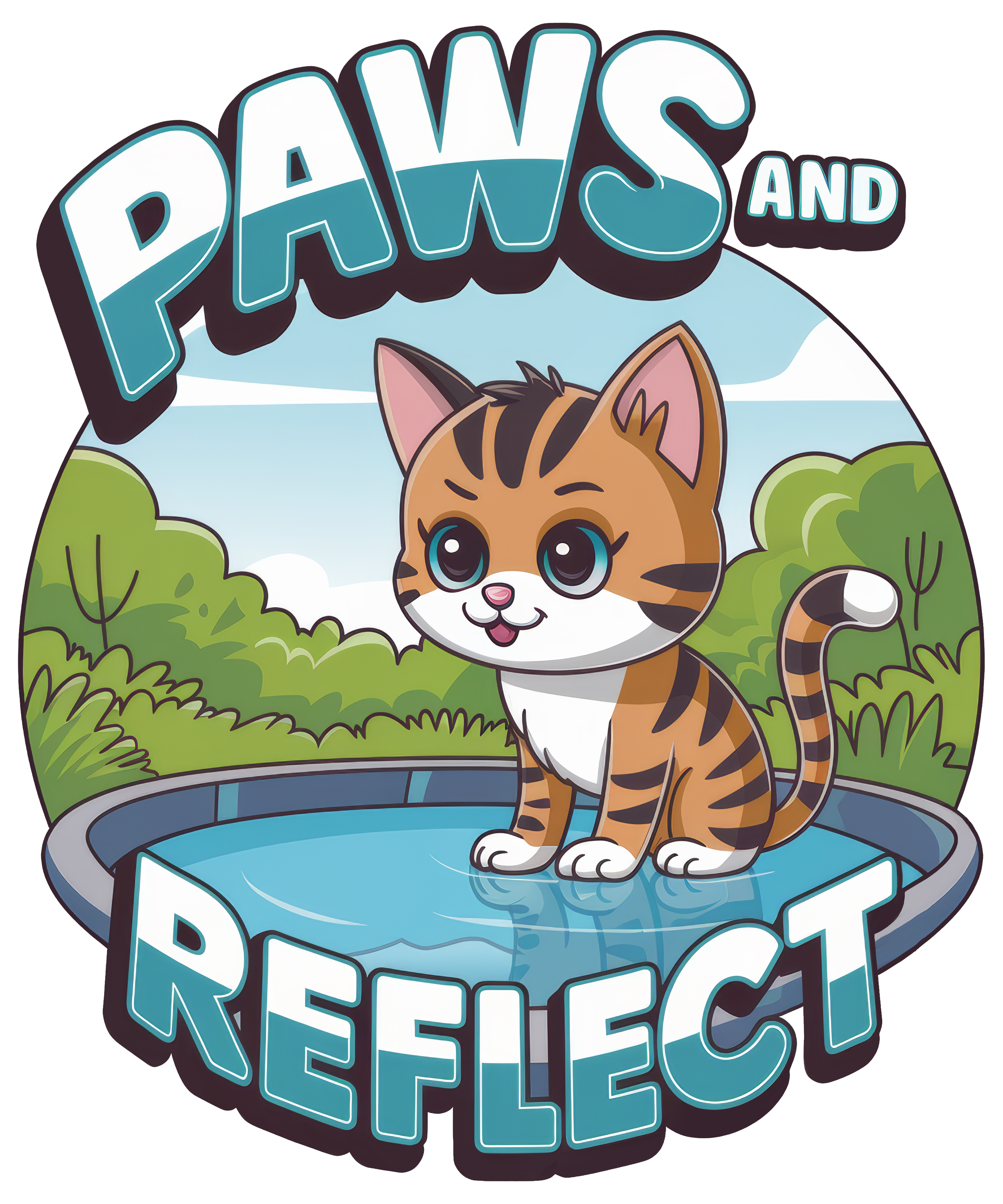 Digital file for Paws And Reflect