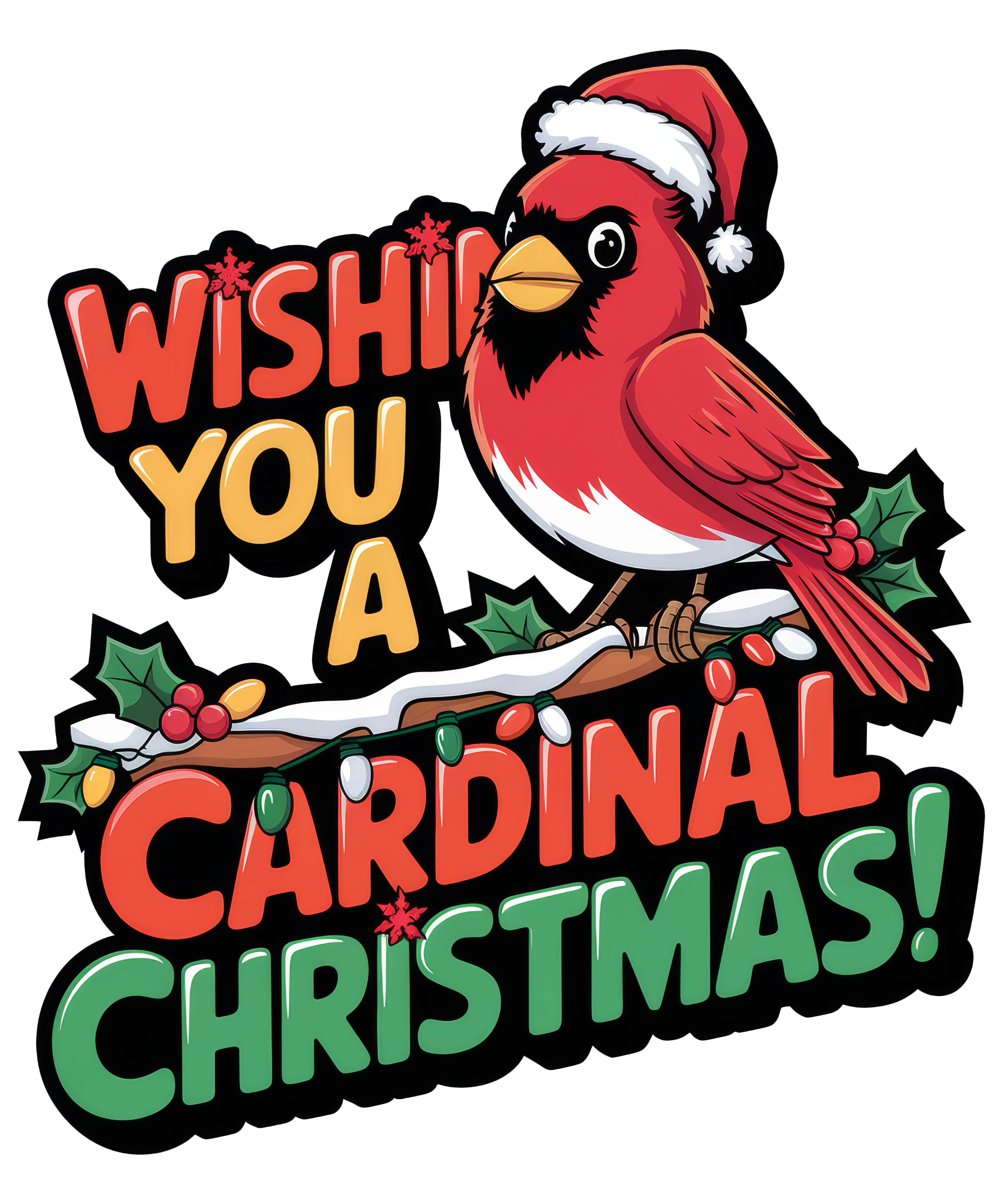 Digital file for Wishing You A Cardinal Christmas