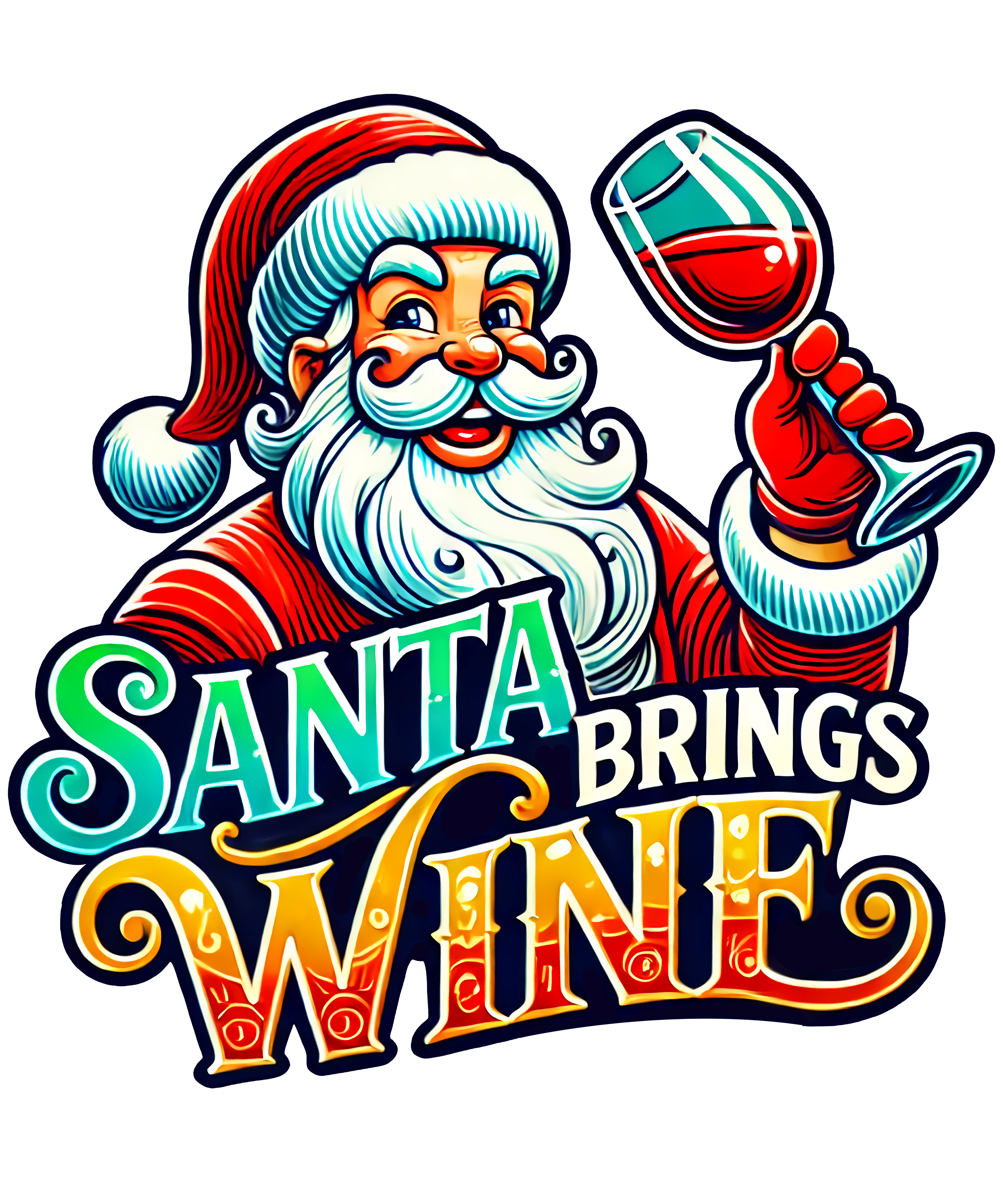 Digital file for Santa Wine