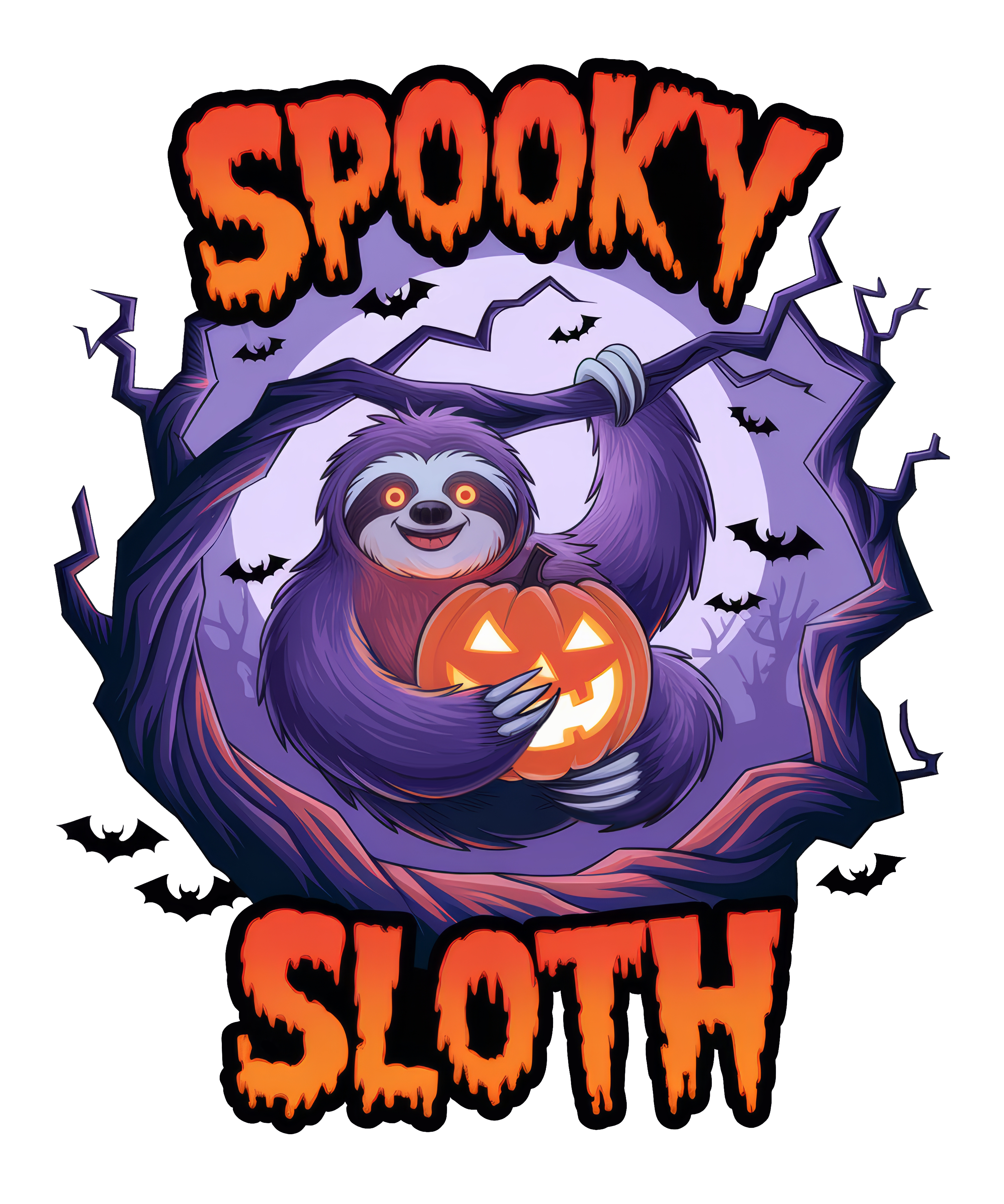 Digital file for Spooky Sloth