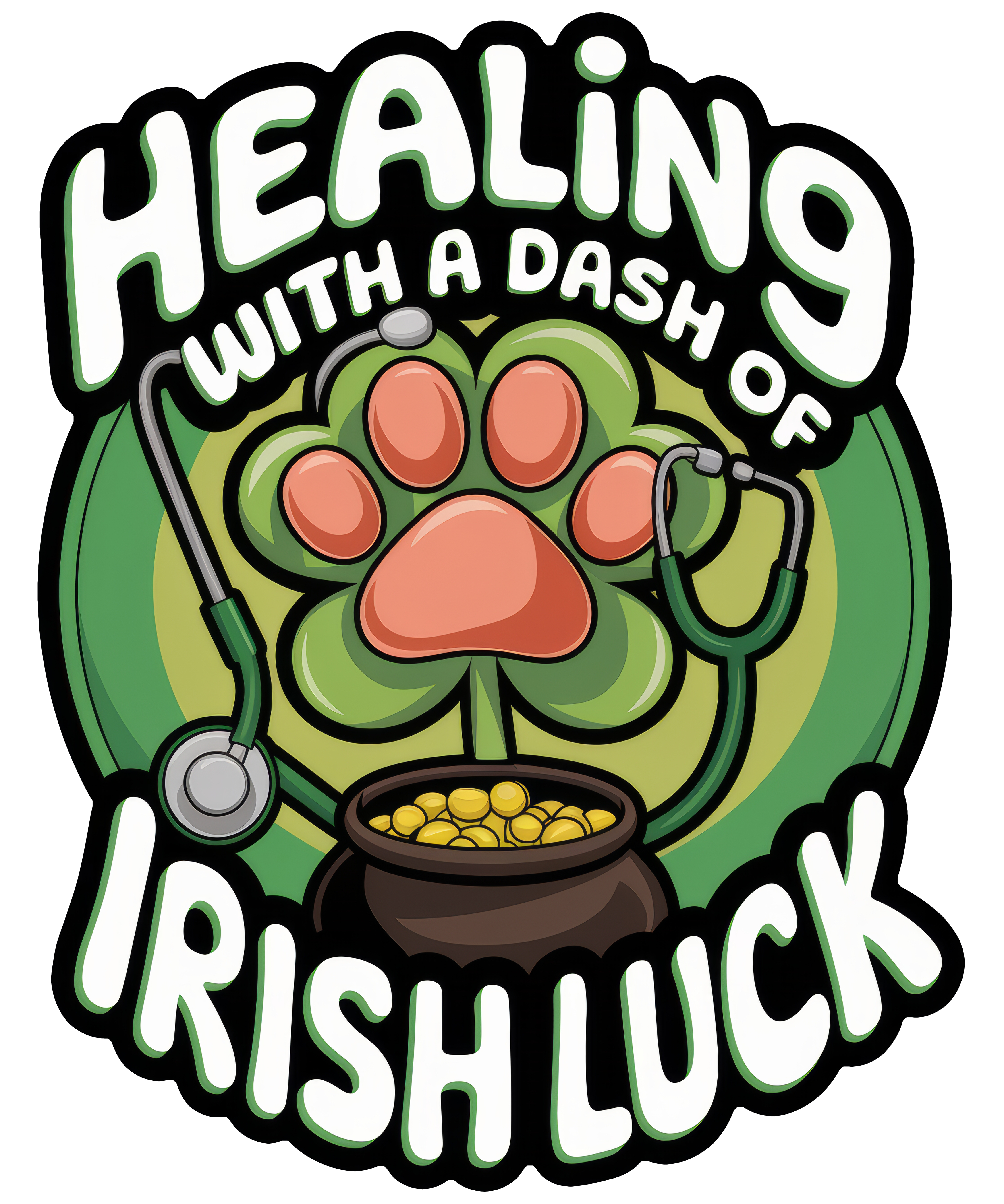 Digital file for Healing With A Dash Of Irish Luck