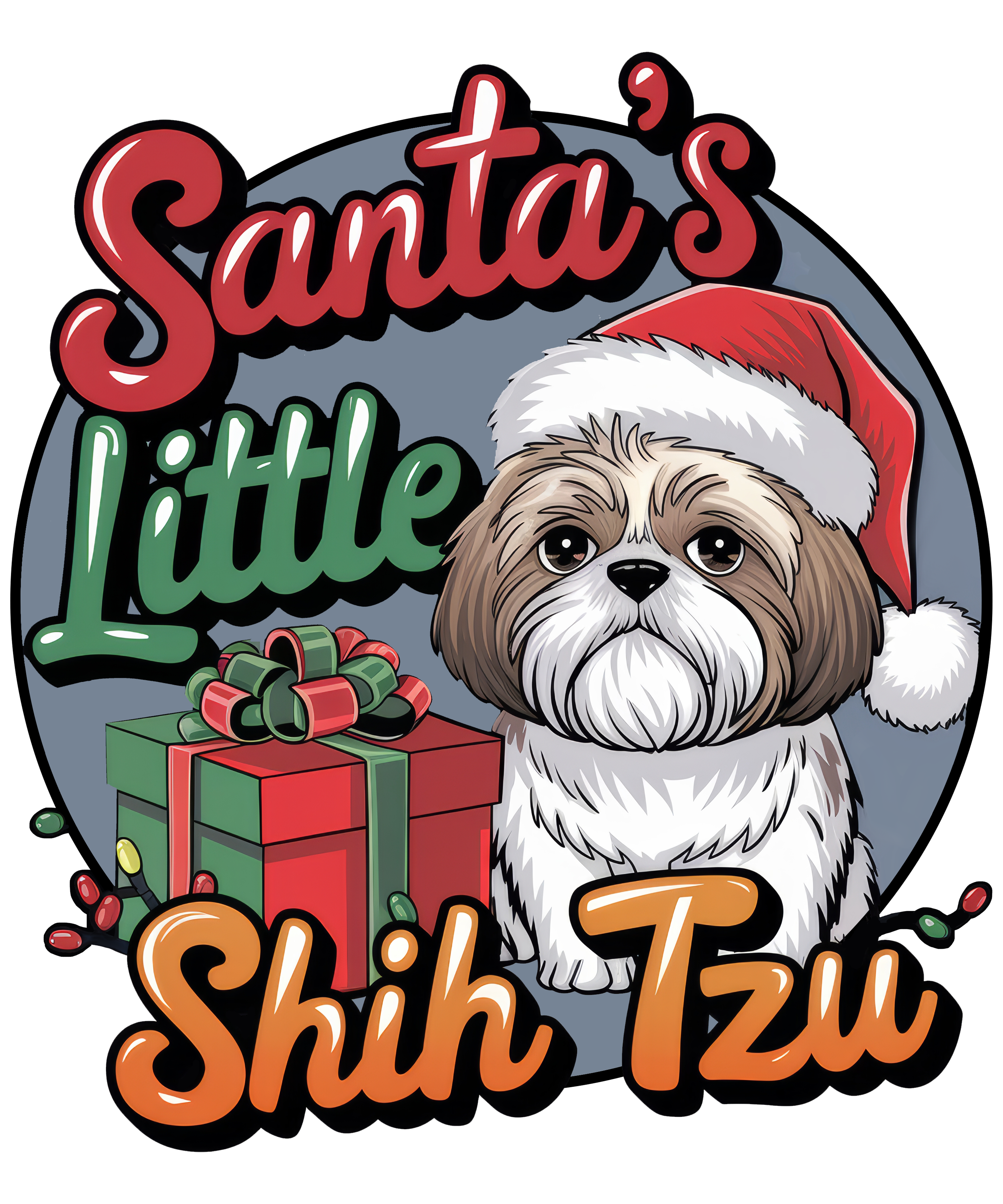 Digital file for Santa's Little Shih Tzu