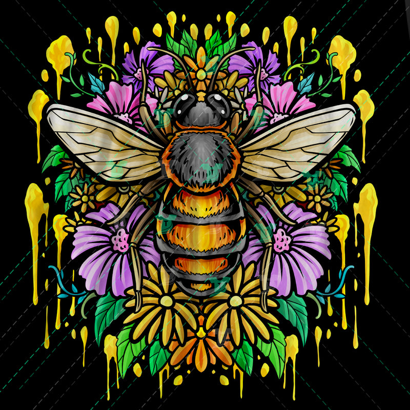 floral honey bee