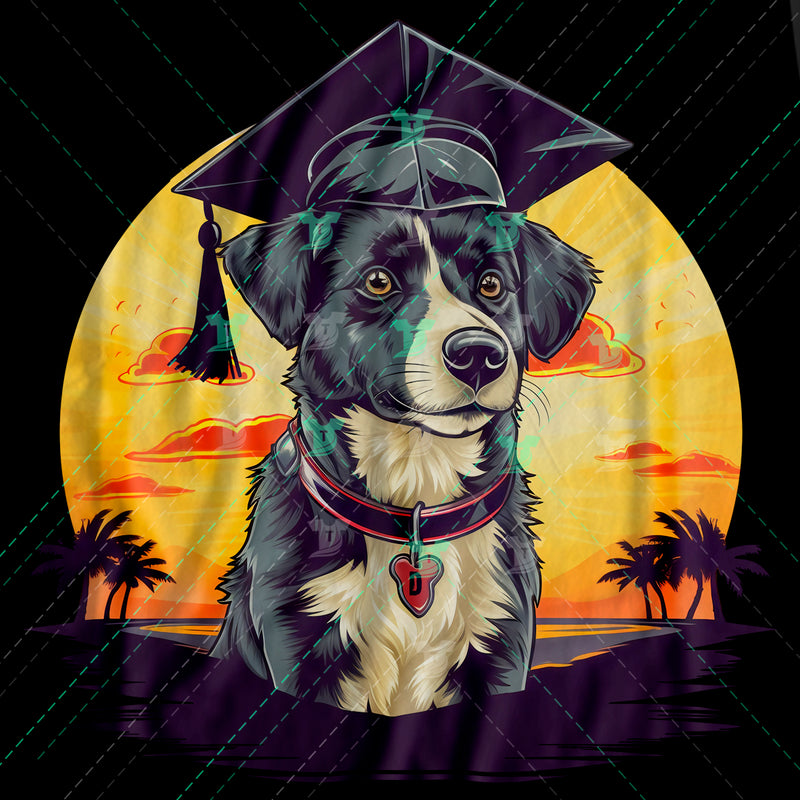 Graduation dog