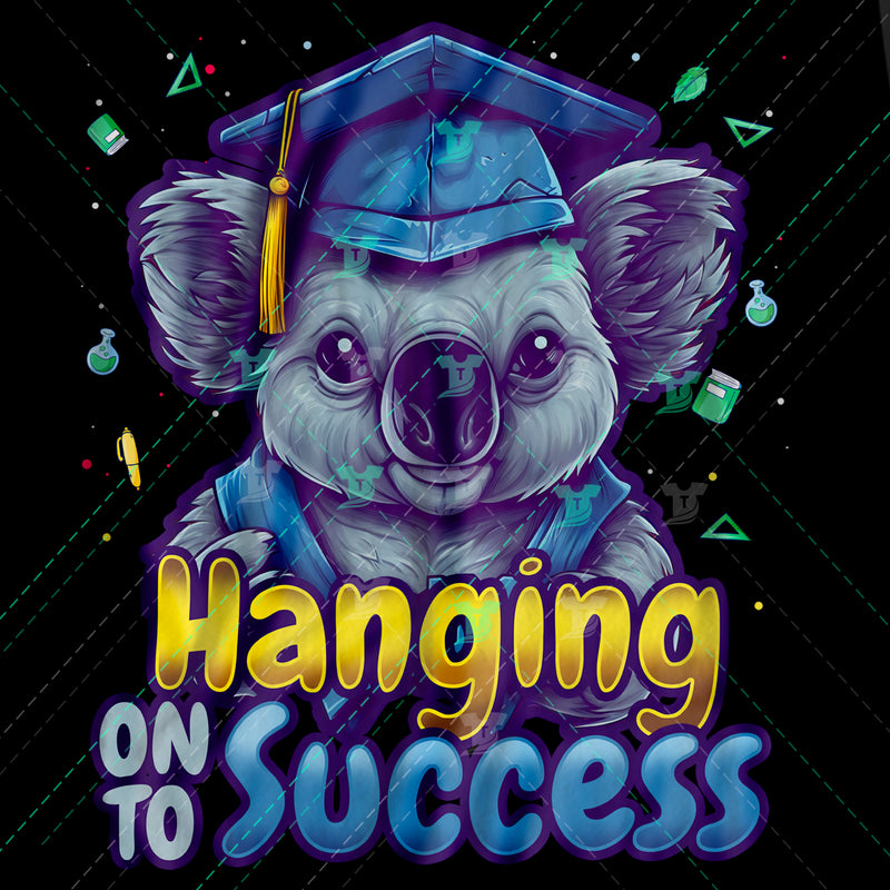 hanging onto success koala