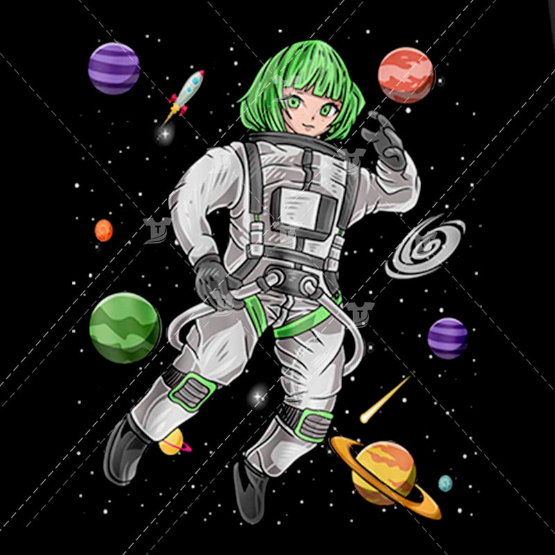 Astronaut anime girl(2 designs)