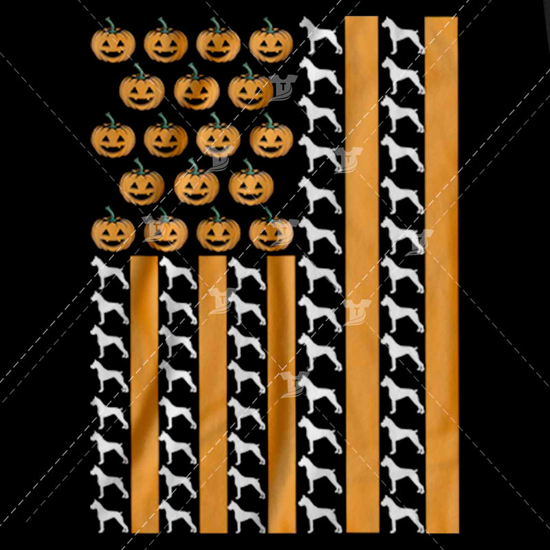 Dog halloween flags( 5 flags boxer, pitbull, german shepherd, poodle, dobberman)