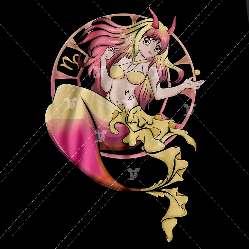 Zodiac mermaid girl